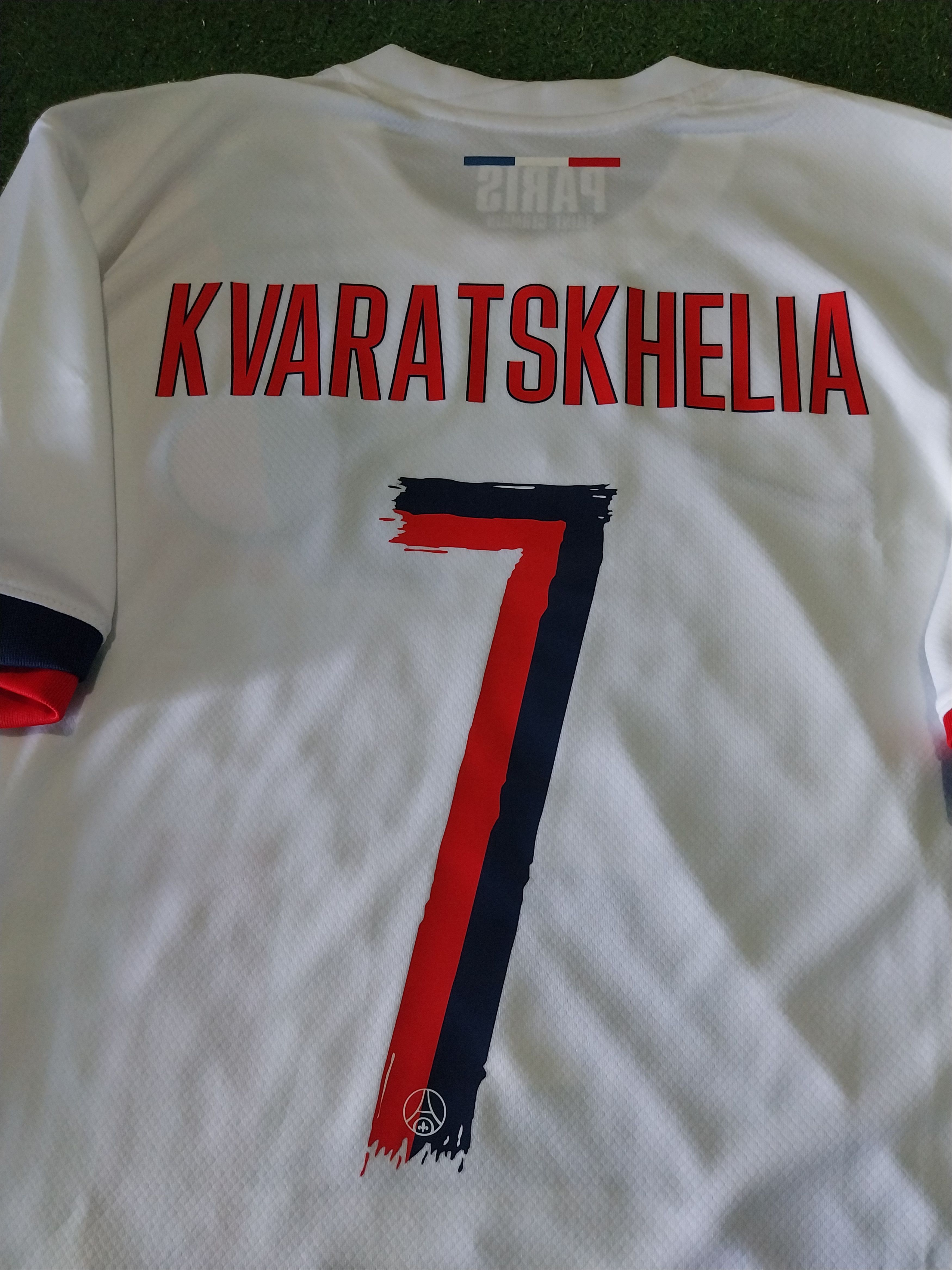 Nike PSG away 2024/2025 kvaratskhelia jersey football Size US M / EU 48-50 / 2 - 12 Thumbnail