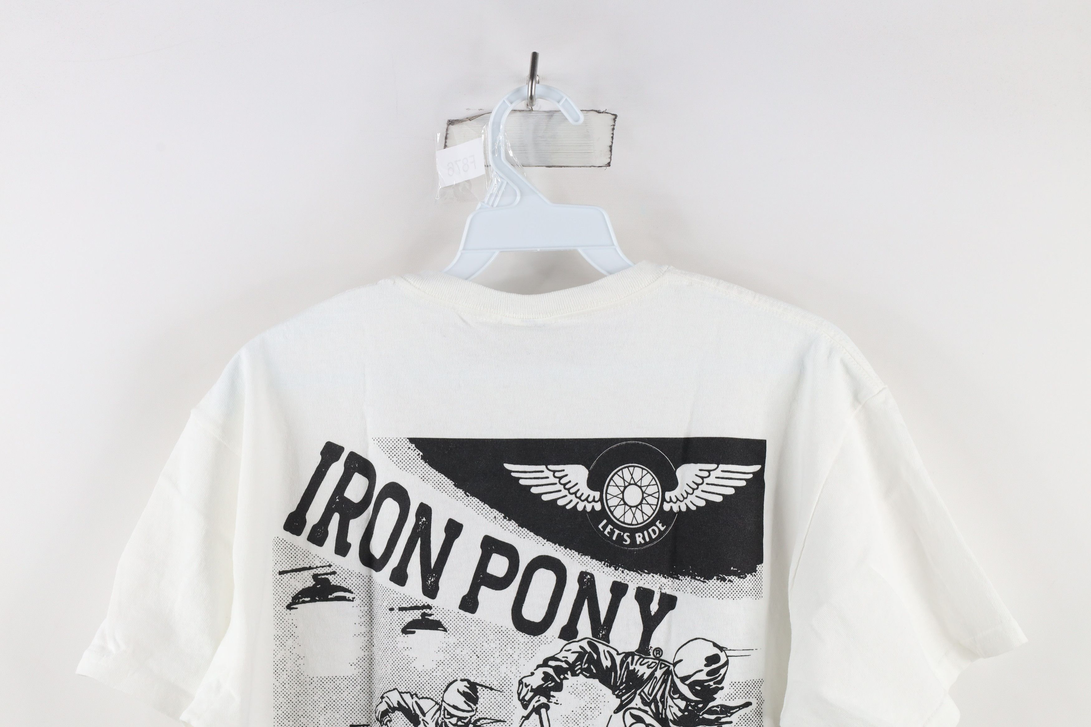Vintage Vintage Streetwear Out Iron Pony Motorsports Racing T-Shirt Size US M / EU 48-50 / 2 - 9 Thumbnail