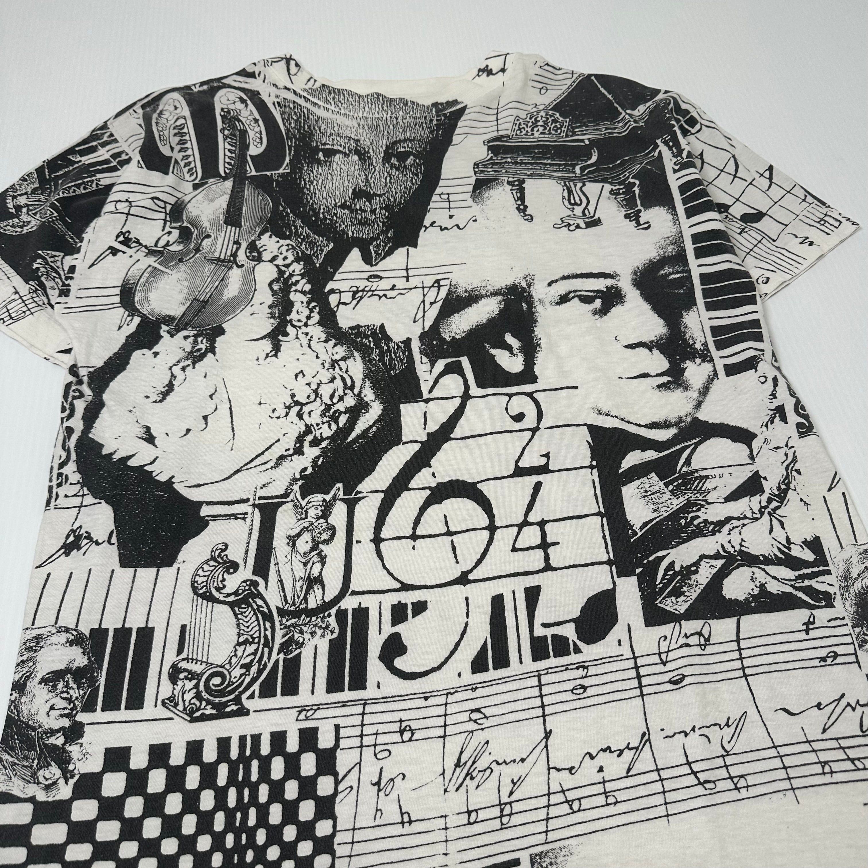 Vintage Vintage Contempo Beethoven AOP Music Tee L Size US L / EU 52-54 / 3 - 3 Thumbnail