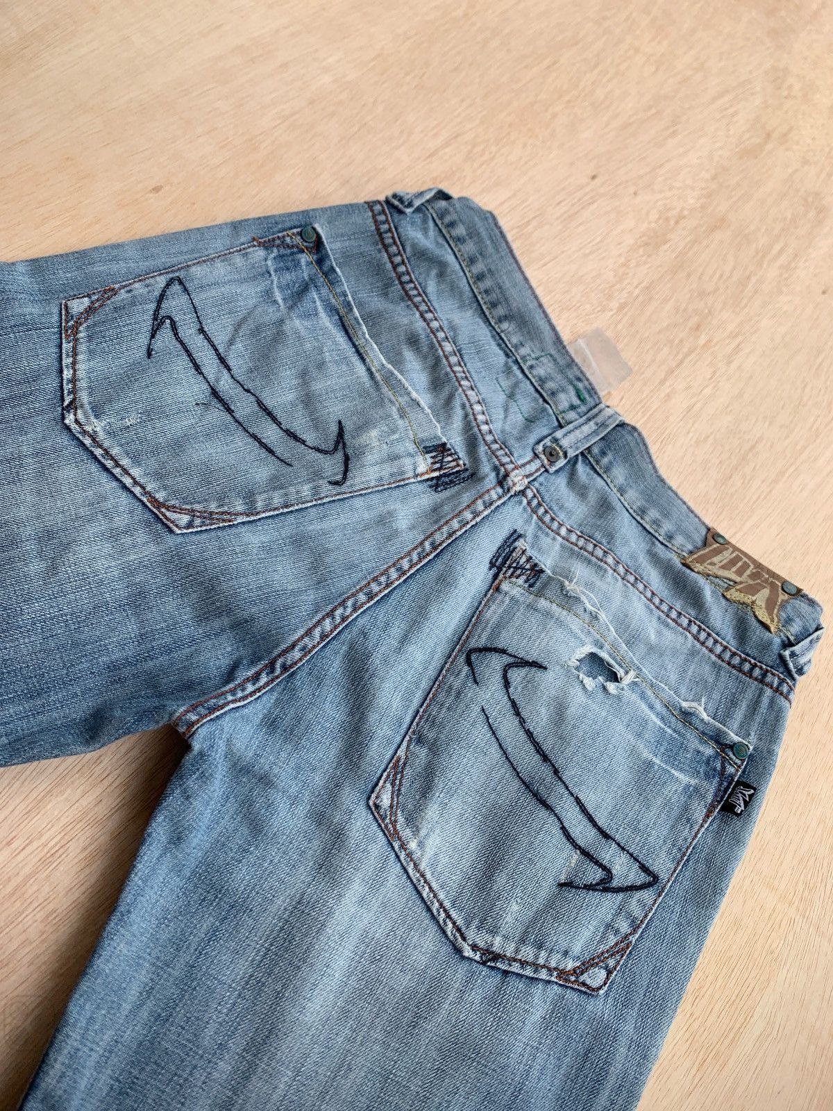 Hysteric Glamour × If Six Was Nine × Japanese Brand Distressed Denim Lost Ifsixwasnine style Jeans Size US 32 / EU 48 - 5 Thumbnail