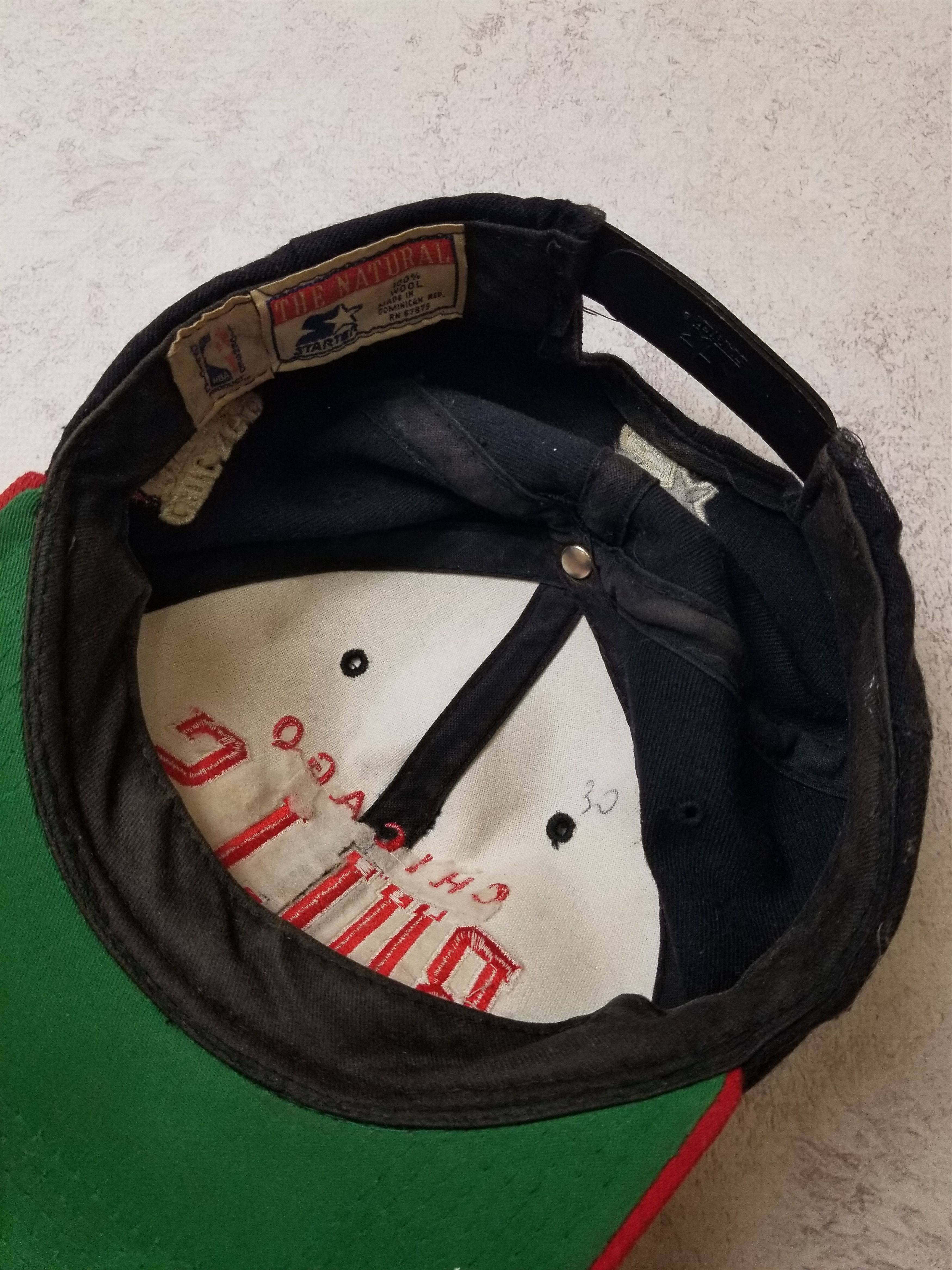 Starter Vintage Chicago Bulls Hat Starter Arch Snapback NBA Wool Cap Size ONE SIZE - 5 Thumbnail