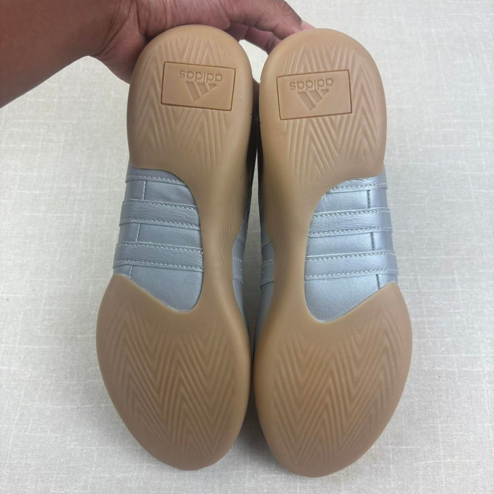 Adidas 🩶 Adidas Taekwondo Mei Ballet “Silver” Size US 10.5 / IT 40.5 - 5 Thumbnail