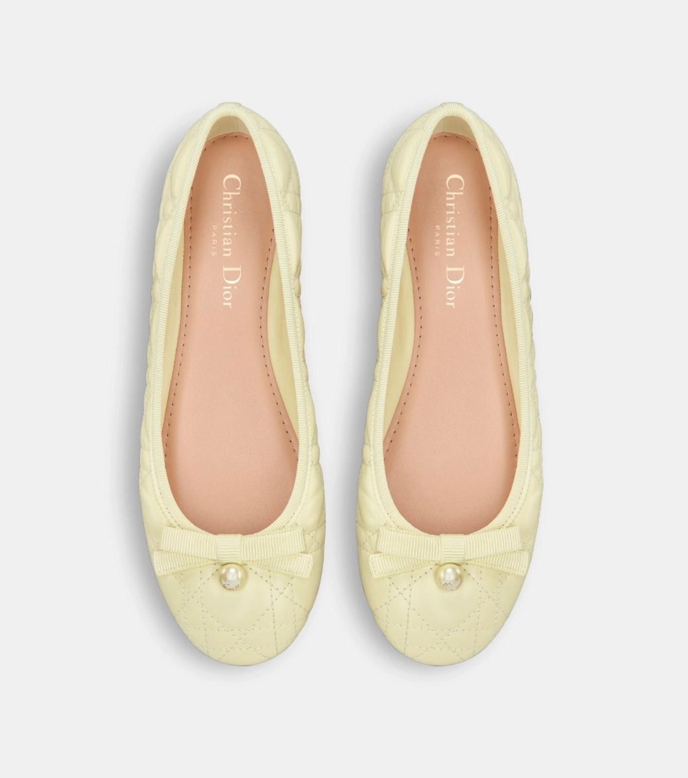 Dior Dior Pearl Ballet Flats Size US 5 / IT 35 - 3 Thumbnail