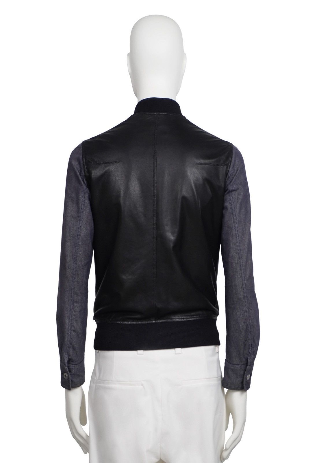 Dior DIOR HOMME F/W 2013 Leather/Denim Hybrid Jacket 44 Size US S / EU 44-46 / 1 - 5 Thumbnail