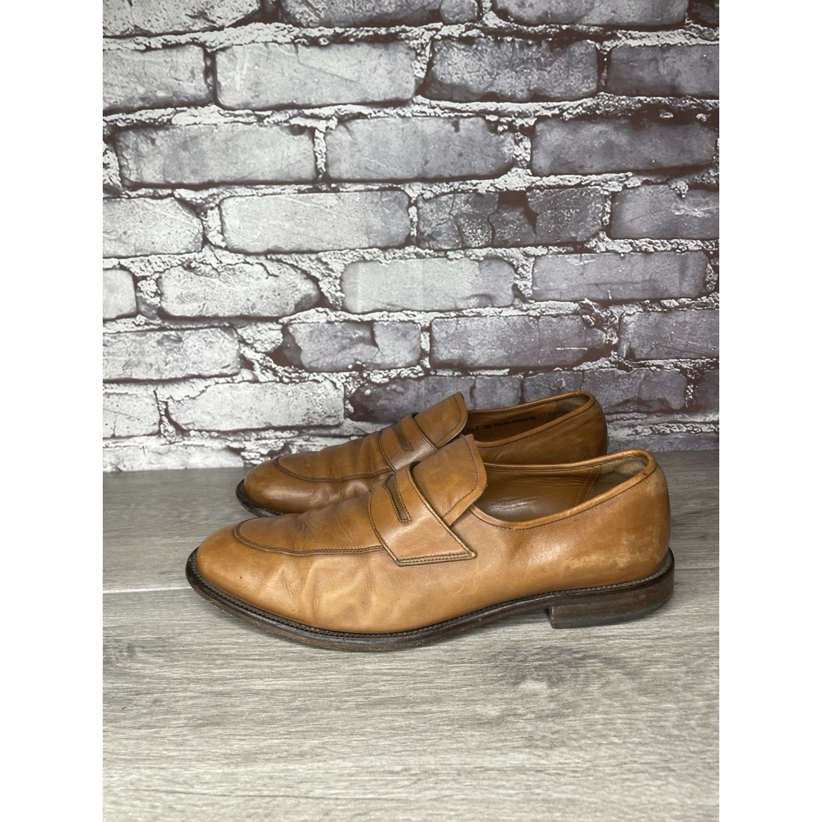 Bally Bally Brown Leather Salasan Penny Loafers Dress Shoes Men’s Size US 7 / EU 40 - 21 Thumbnail