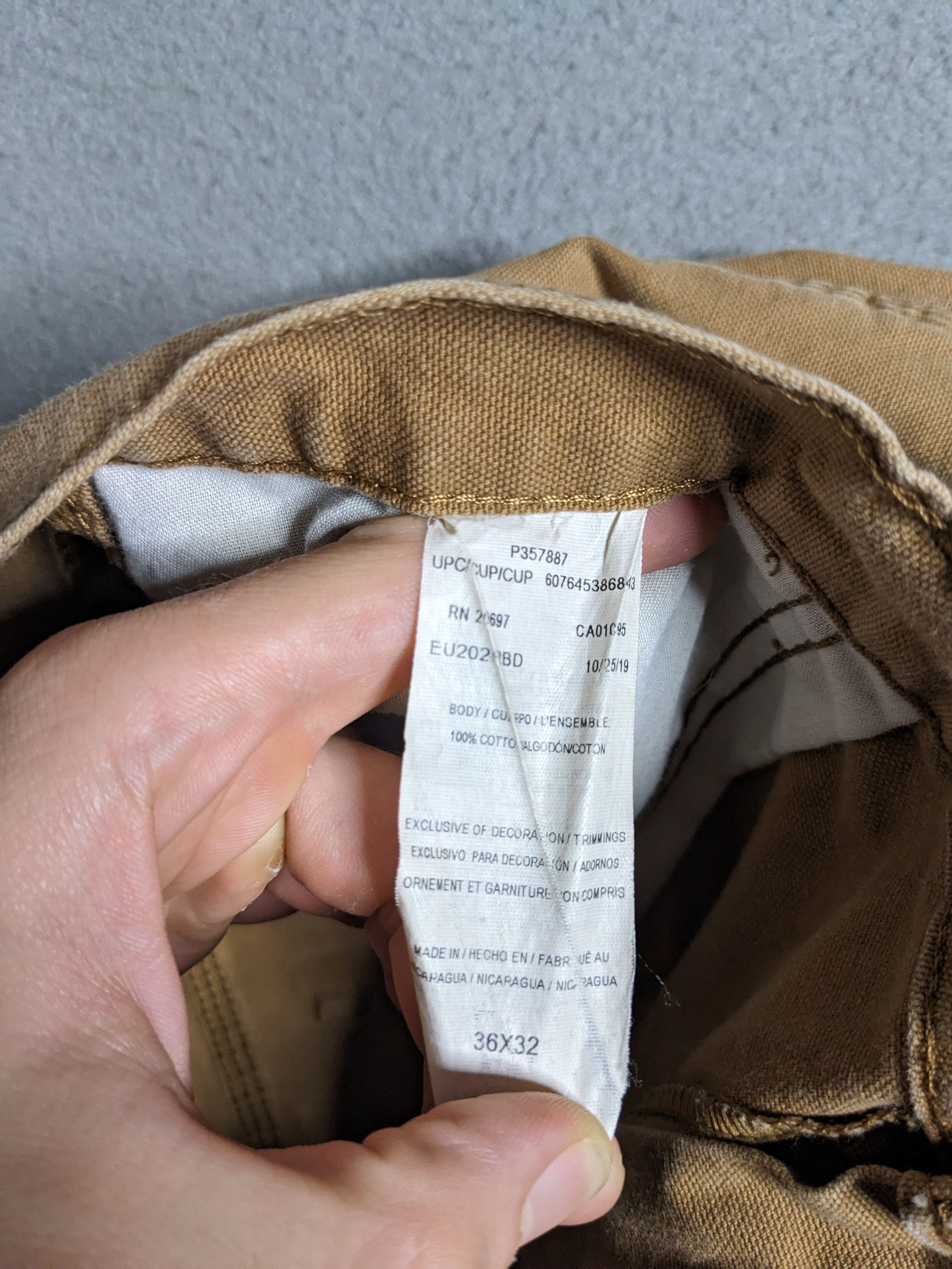 Dickies Dickies Carpenter Pants 35x30 Canvas Distressed Baggy Faded Size US 35 - 10 Thumbnail