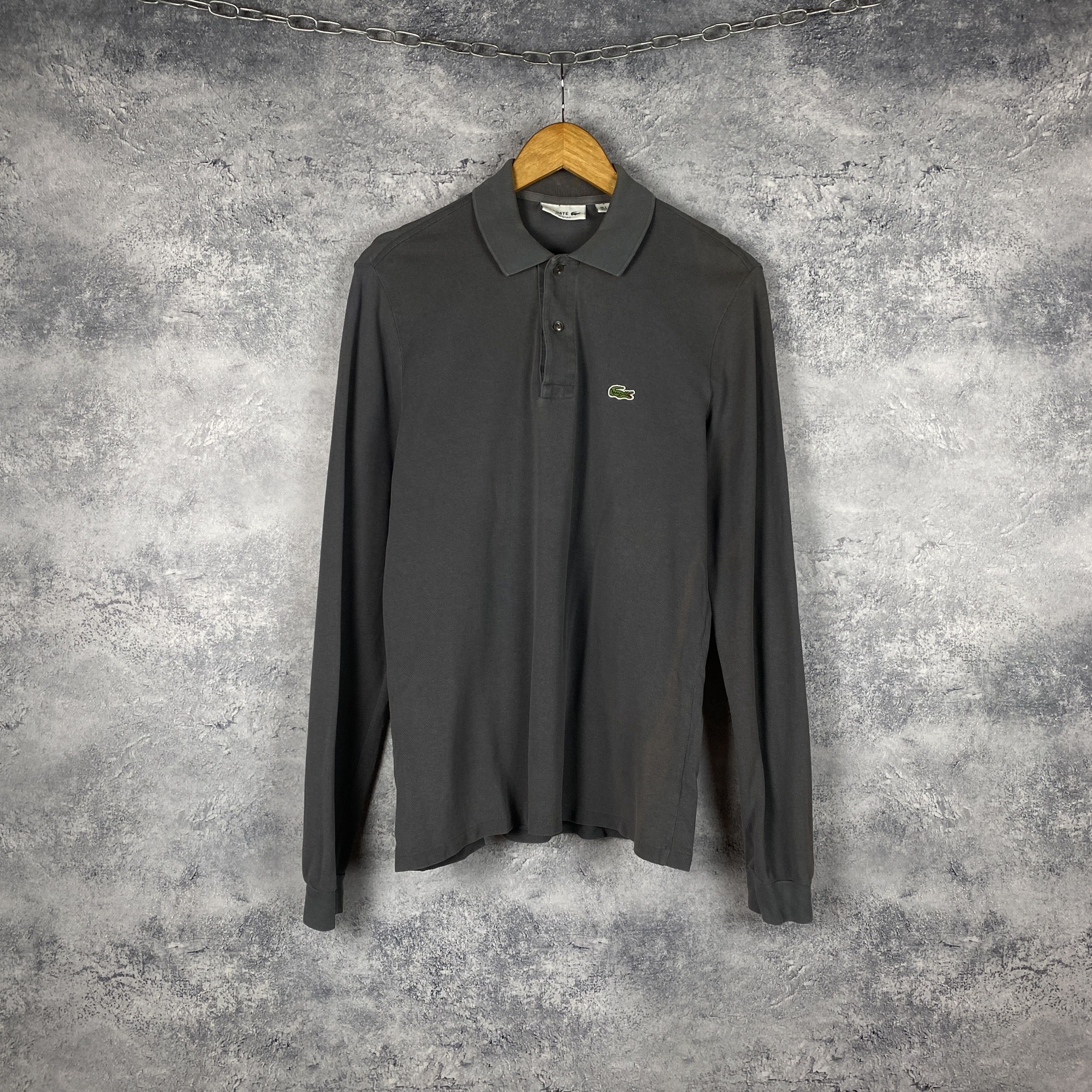 Lacoste Lacoste Polo Longsleeve Men's Size S Gray Size US S / EU 44-46 / 1 - 1 Thumbnail