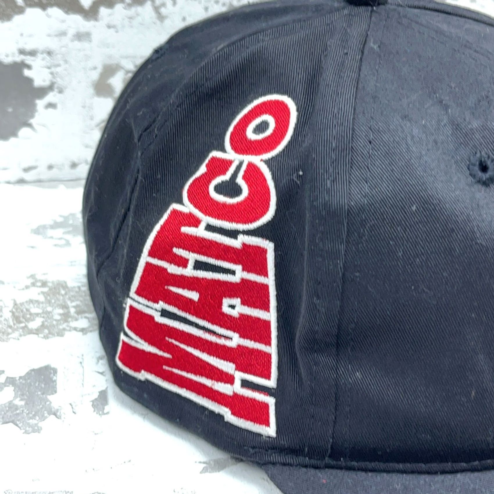 Logo 7 VINTAGE Matco Tools Hat Cap Snapback Black Red Big Logo 90s Y2K Racing Adult Cap HAT Mens Black 90s Logo Vintage Accessories Size ONE SIZE - 5 Thumbnail
