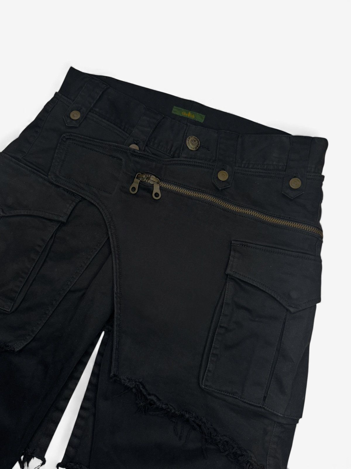 Obelisk Obelisk Double Layered Cargo Skirt Denim Size US 28 / EU 44 - 3 Thumbnail