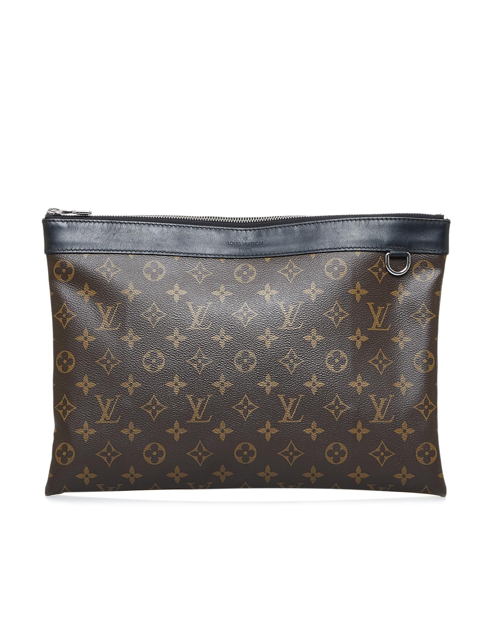 Louis Vuitton Monogram Macassar Discovery Pochette GM