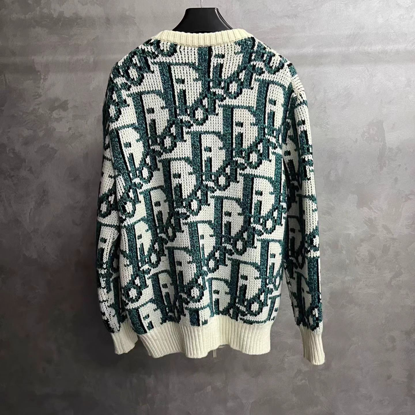 Dior Dior Blue Jacquard Crewneck Longsleeve Sweater L Size US L / EU 52-54 / 3 - 2 Thumbnail
