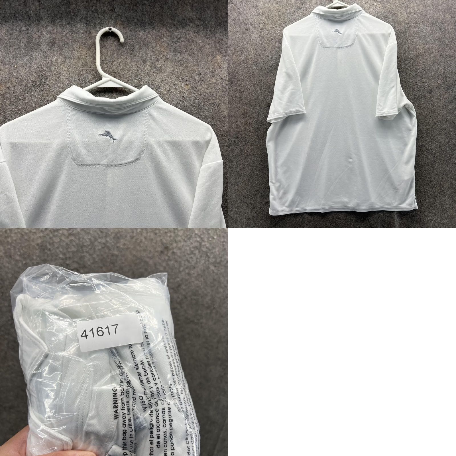 Tommy Bahama Tommy Bahama Polo Shirt Mens 2XL White Solid Tencel Blend Casual Short Sleeve Shirt Mens 2XL White Polo Shirt Casual Summer Vintage: No Mens Size US XXL / EU 58 / 5 - 8 Thumbnail
