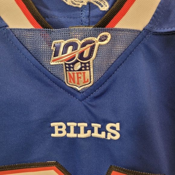Nike NFL On Field Bills Thomas Blue football Jersey - L Size L / US 10 / IT 46 - 3 Thumbnail