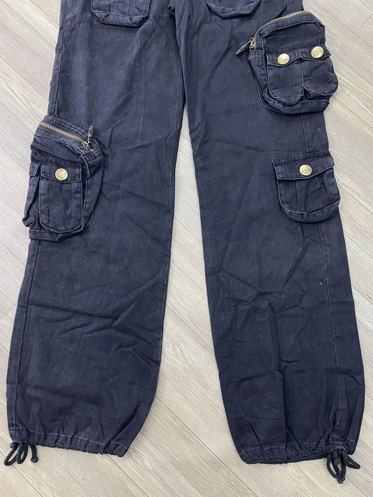 If Six Was Nine 2000s Freak Sly 3D Bondage Gothic Punk Lgb Cargo Pants Y2K Size US 28 / EU 44 - 6 Thumbnail