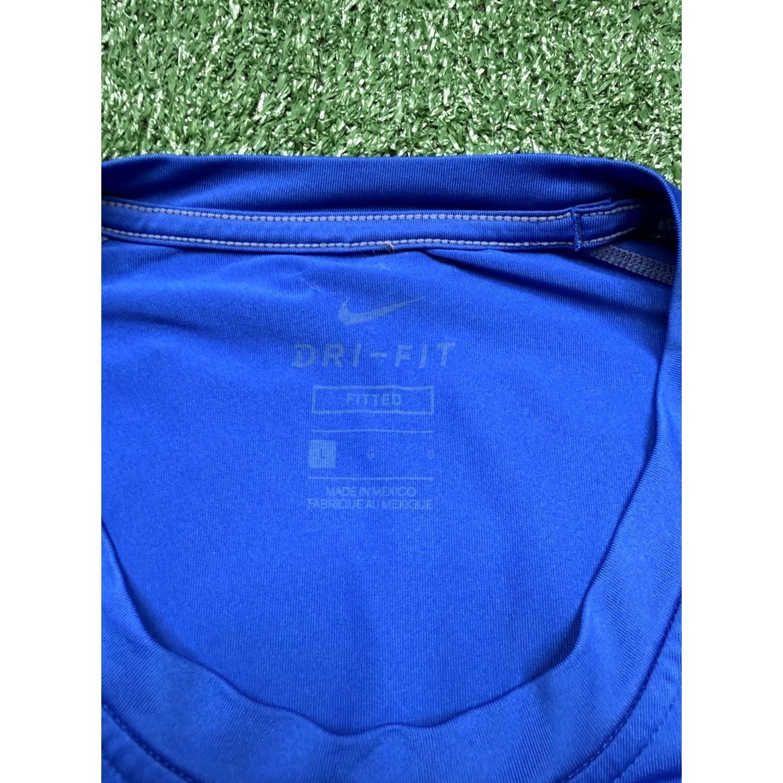 Nike Nike Dri-Fit T Shirt Mens Size L Blue Short Sleeve Lightweight Performance Tee Size US L / EU 52-54 / 3 - 2 Thumbnail