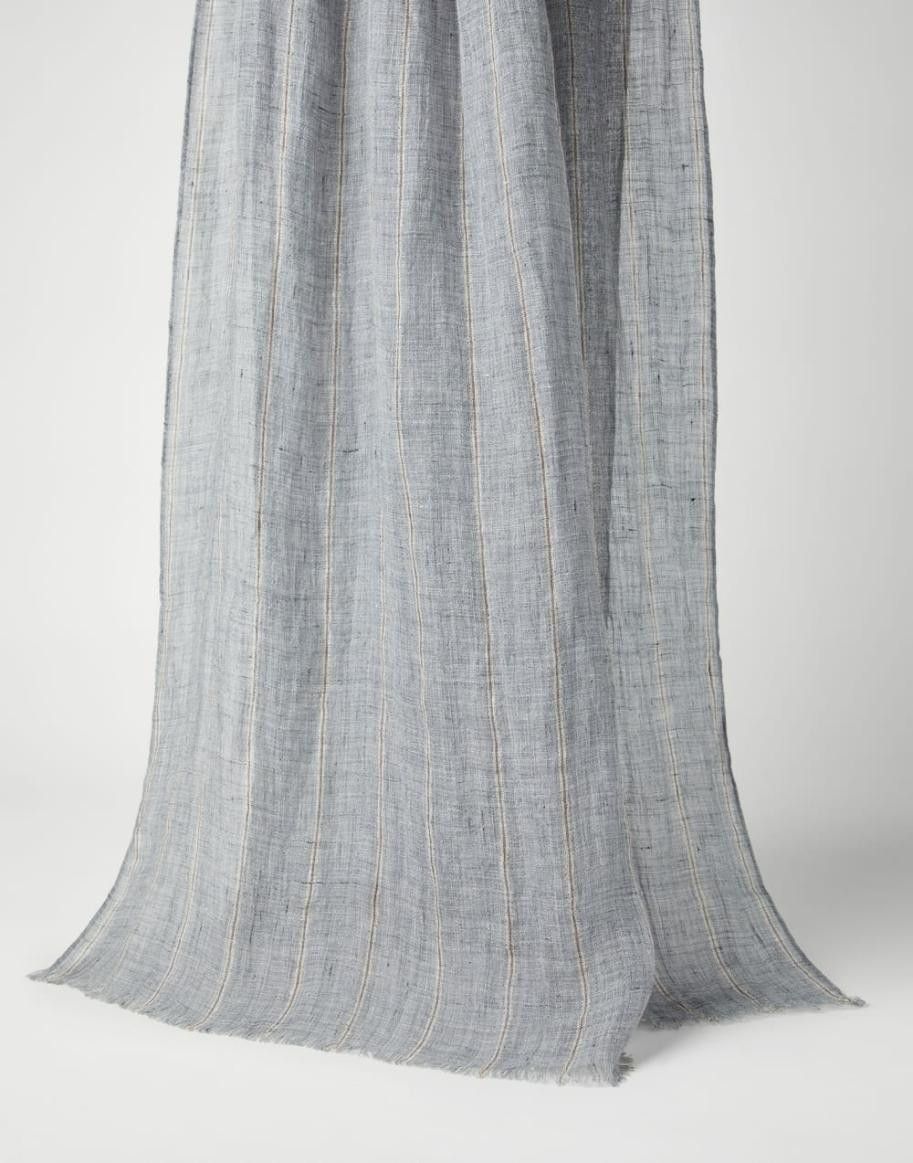 Brunello Cucinelli o1la1rc1a0325 Size: OS/Scarf in Grey Size ONE SIZE - 1 Thumbnail