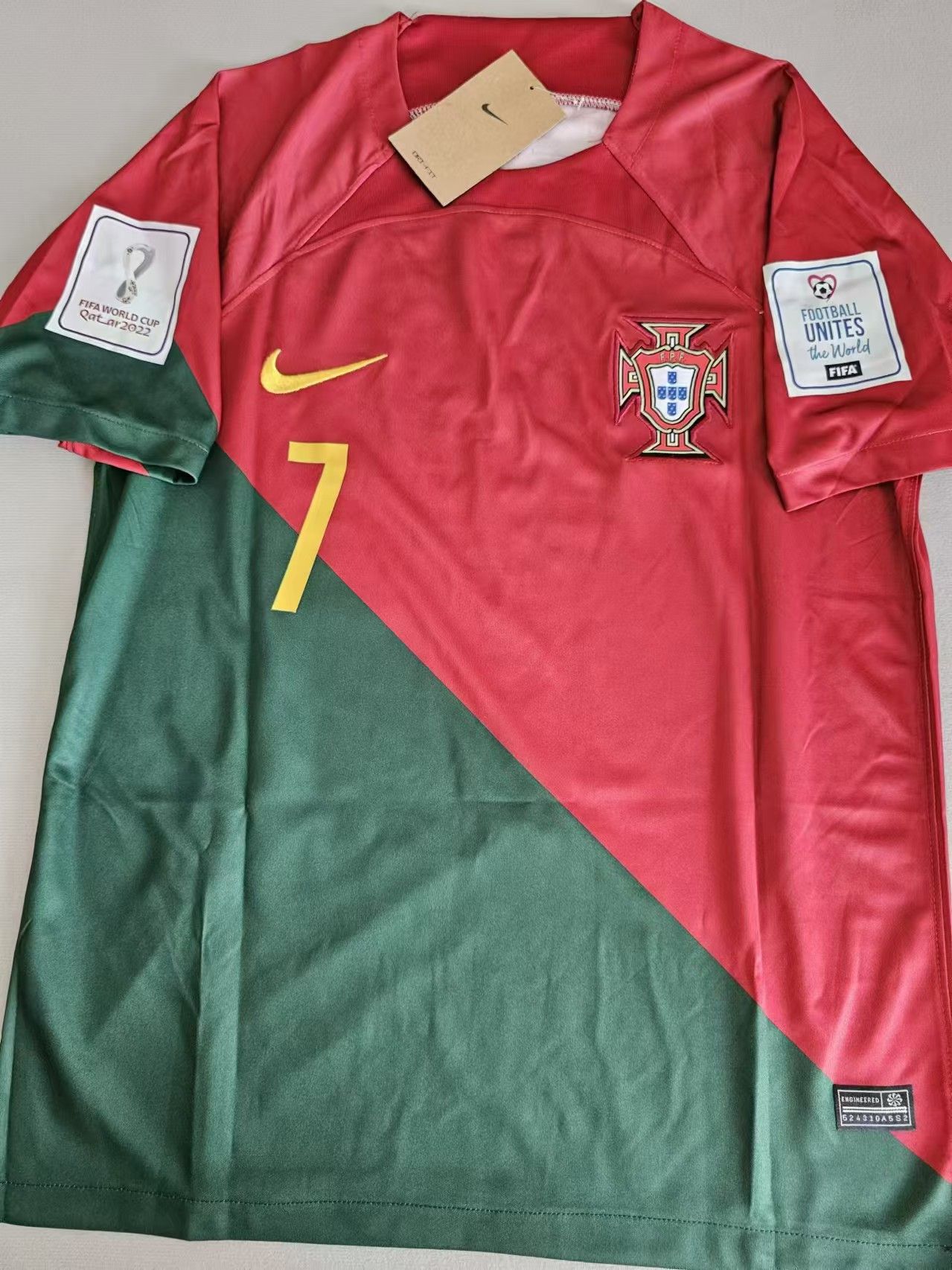 Other 2022 World Cup Portugal C Ronaldo Jersey Home Size US XL / EU 56 / 4 - 2 Thumbnail