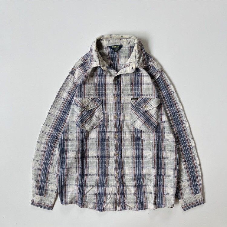 Japanese Brand × Oshkosh × Vintage Oshkosh bgosh japan workwear flannel shirt Size US L / EU 52-54 / 3 - 1 Thumbnail