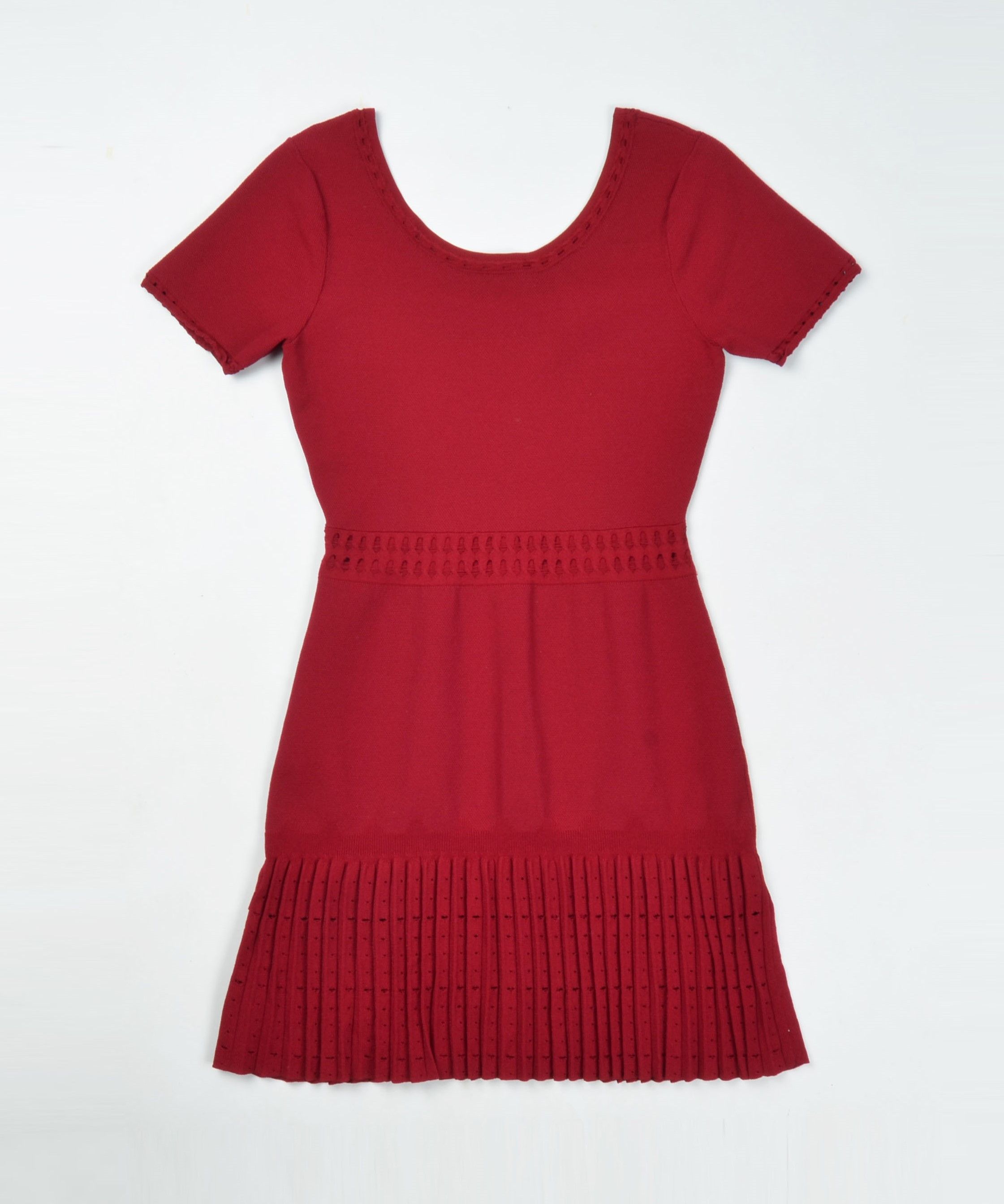 Sandro Paris Coquette Cherry Fit & Flare Mini Dress
