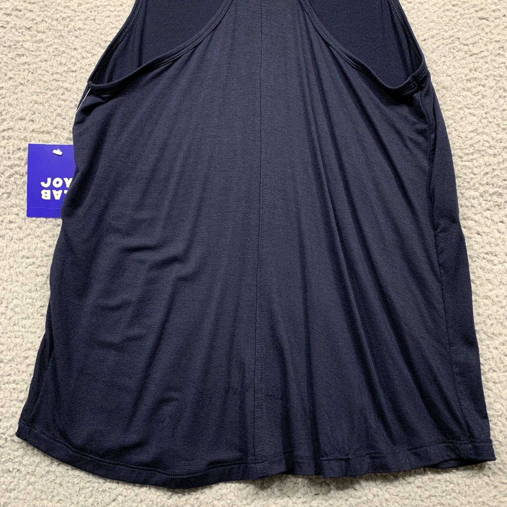 Vintage Joy Lab Athletic Racerback Tank Top Womens XS Scoop Neck Dark Blue NWT Logo Size XS / US 0-2 / IT 36-38 - 6 Thumbnail