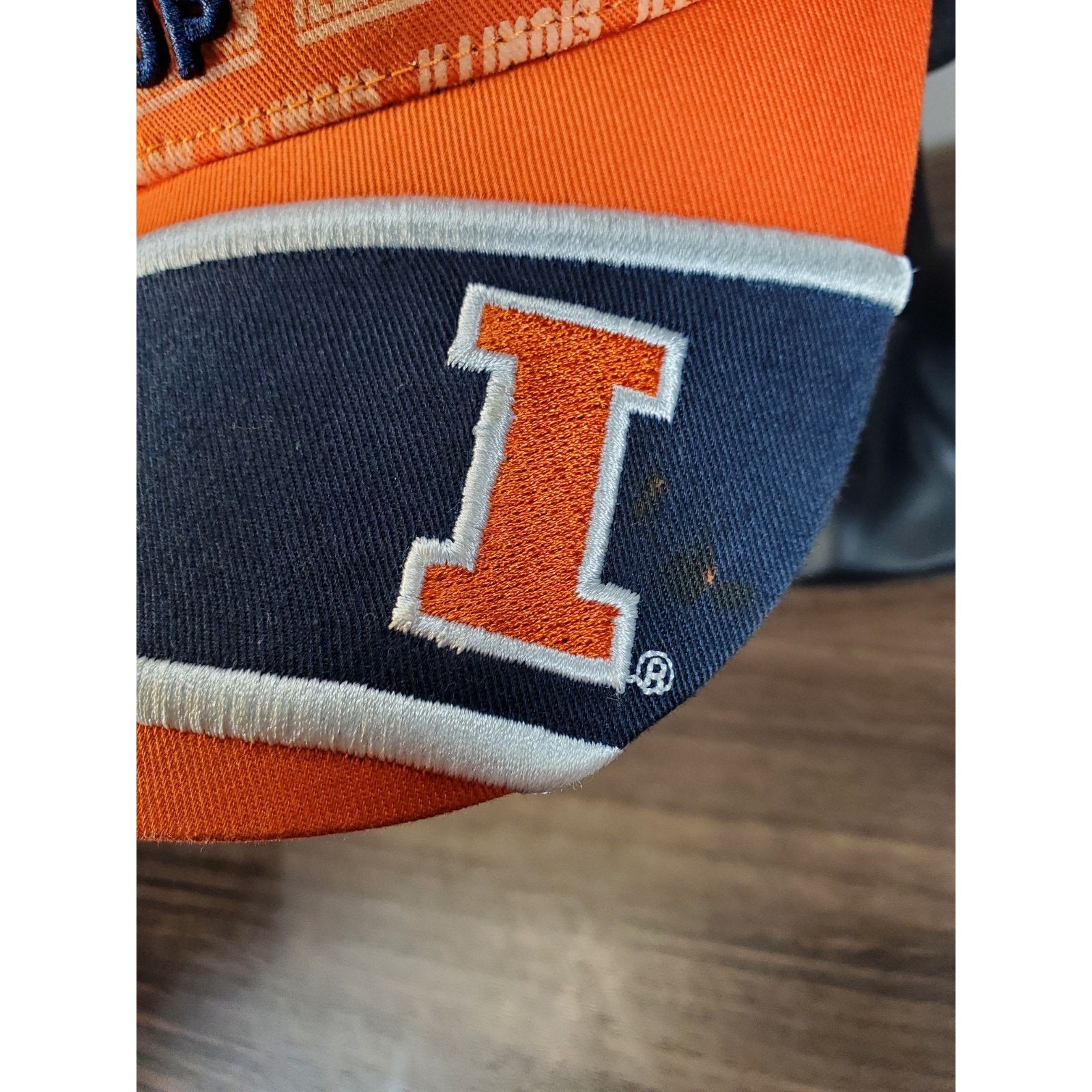NCAA Illinois Fightin Illini STONE SEED GROUP Hat Farming Ag Size ONE SIZE - 6 Thumbnail