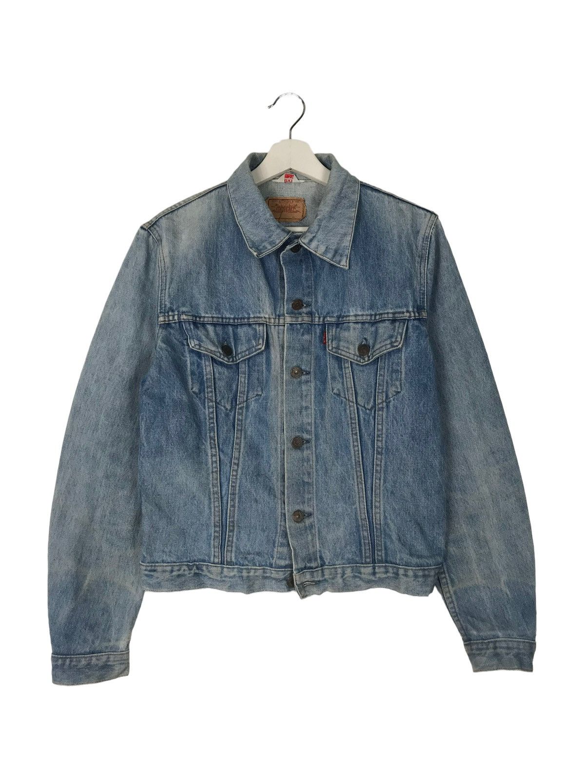 Levi's 🔥 90s RARE VINTAGE LEVIS 705 TRUCKER JACKET MADE IN FRANCE Size US M / EU 48-50 / 2 - 5 Thumbnail