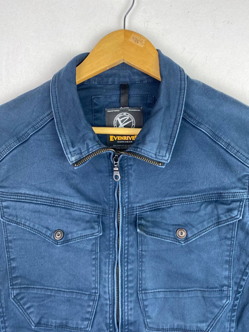 Japanese Brand evenriver worker jacket nice design Size US L / EU 52-54 / 3 - 2 Thumbnail