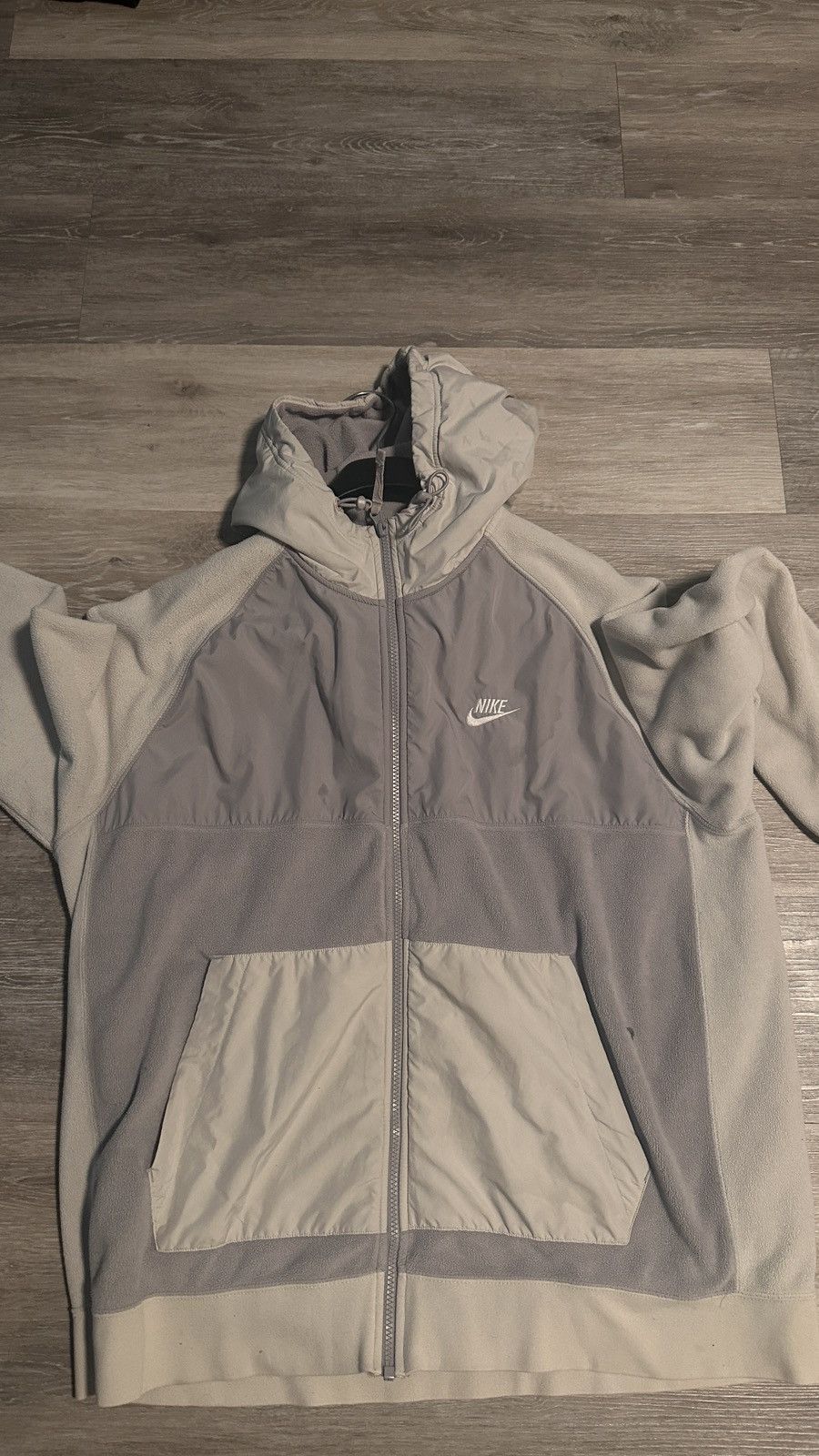 Nike Nike Winterized Fleece Zip-Up (Grey/White) – Rare – XL Size US XL / EU 56 / 4 - 2 Thumbnail