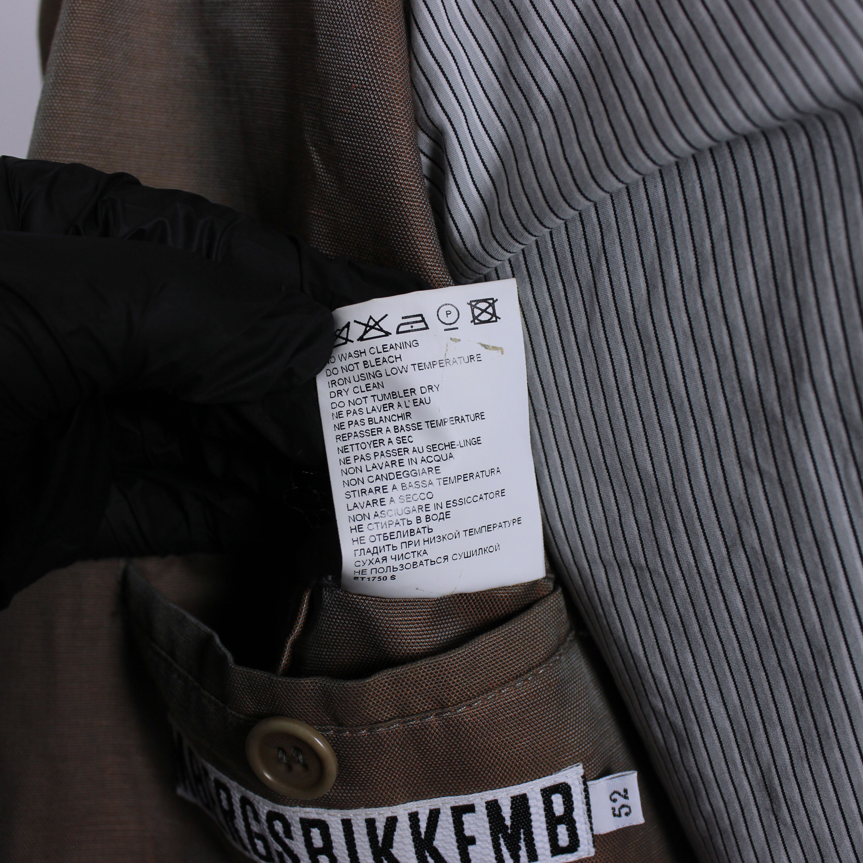 Dirk Bikkembergs Dirk Bikkembergs vintage Nylon Linen blazer tailoring 52R Size 52R - 2 Thumbnail