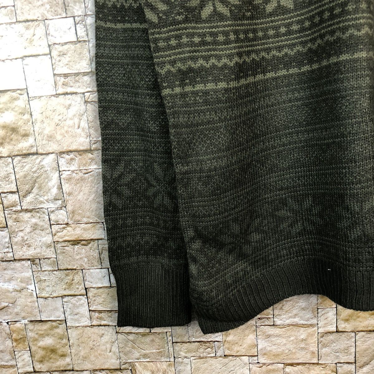George × Homespun Knitwear × Japanese Brand George slim fit art design Brown Knitwear #A1102 Size US M / EU 48-50 / 2 - 7 Thumbnail