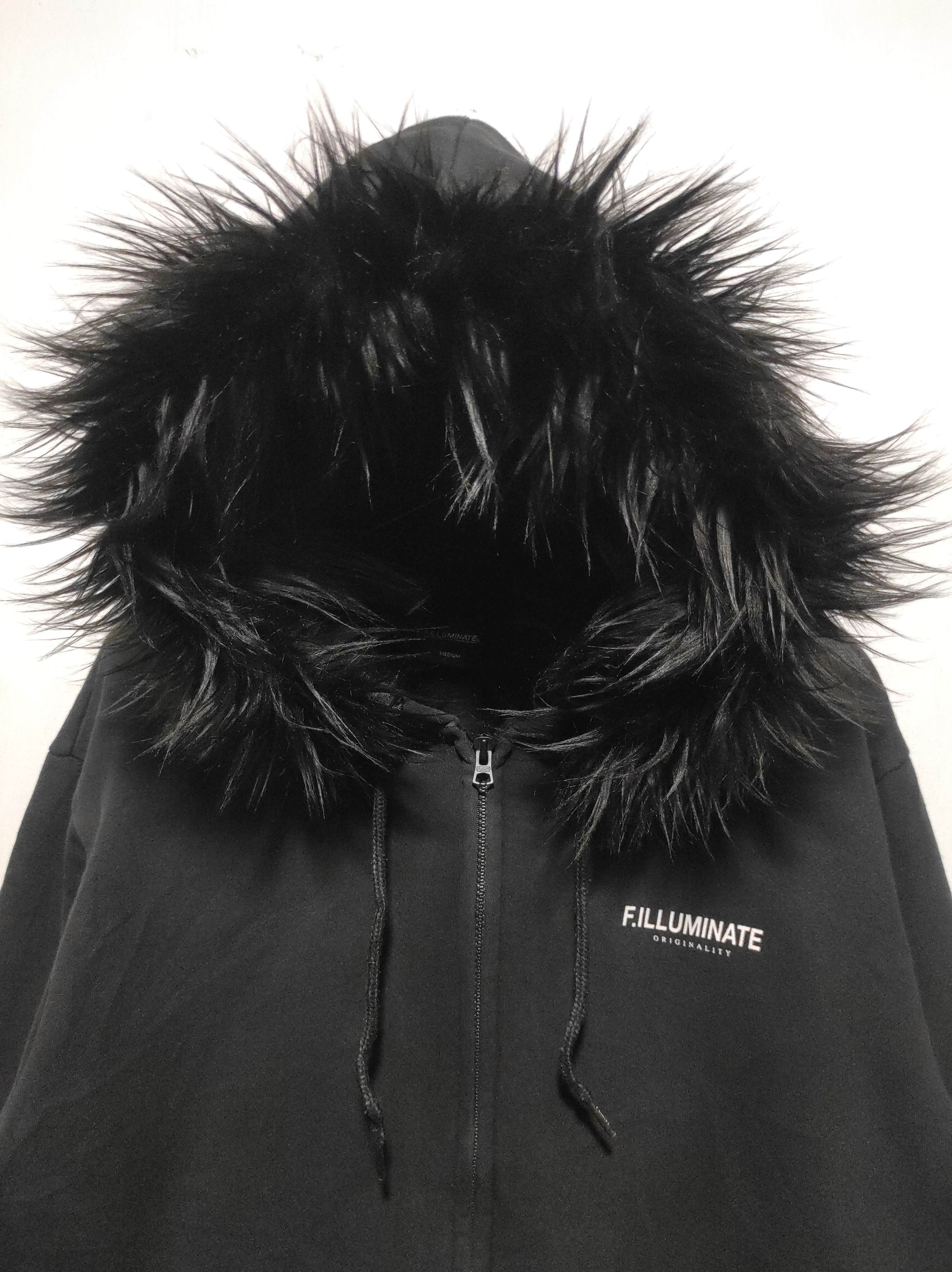 Japanese Brand F.ILLUMINATE Oversize Double Zipper Fur Hoodie LGB style Size US M / EU 48-50 / 2 - 4 Thumbnail