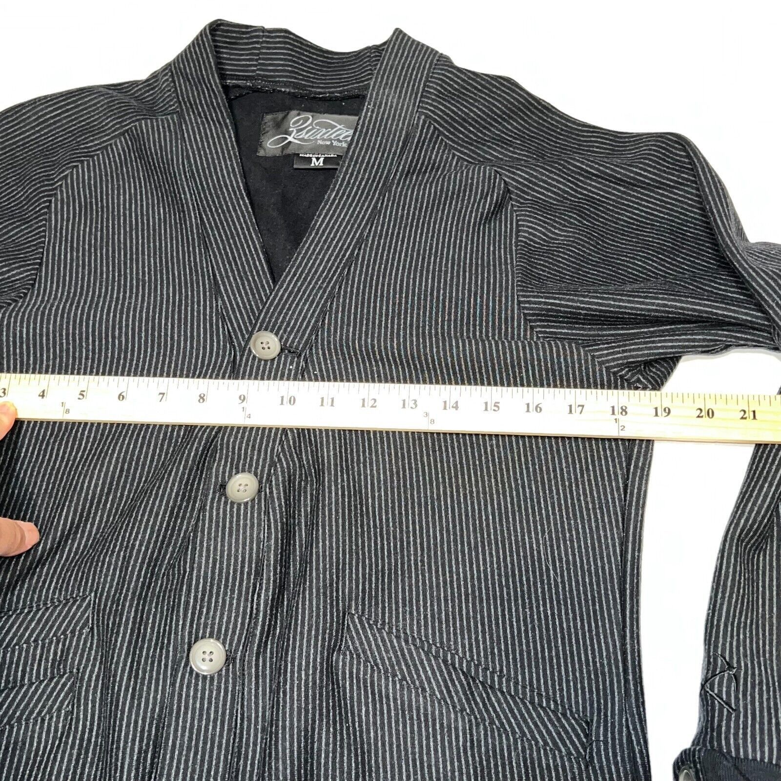 3sixteen 3sixteen Fleece Striped Cardigan Sweatshirt Sweater Medium Size US M / EU 48-50 / 2 - 9 Thumbnail