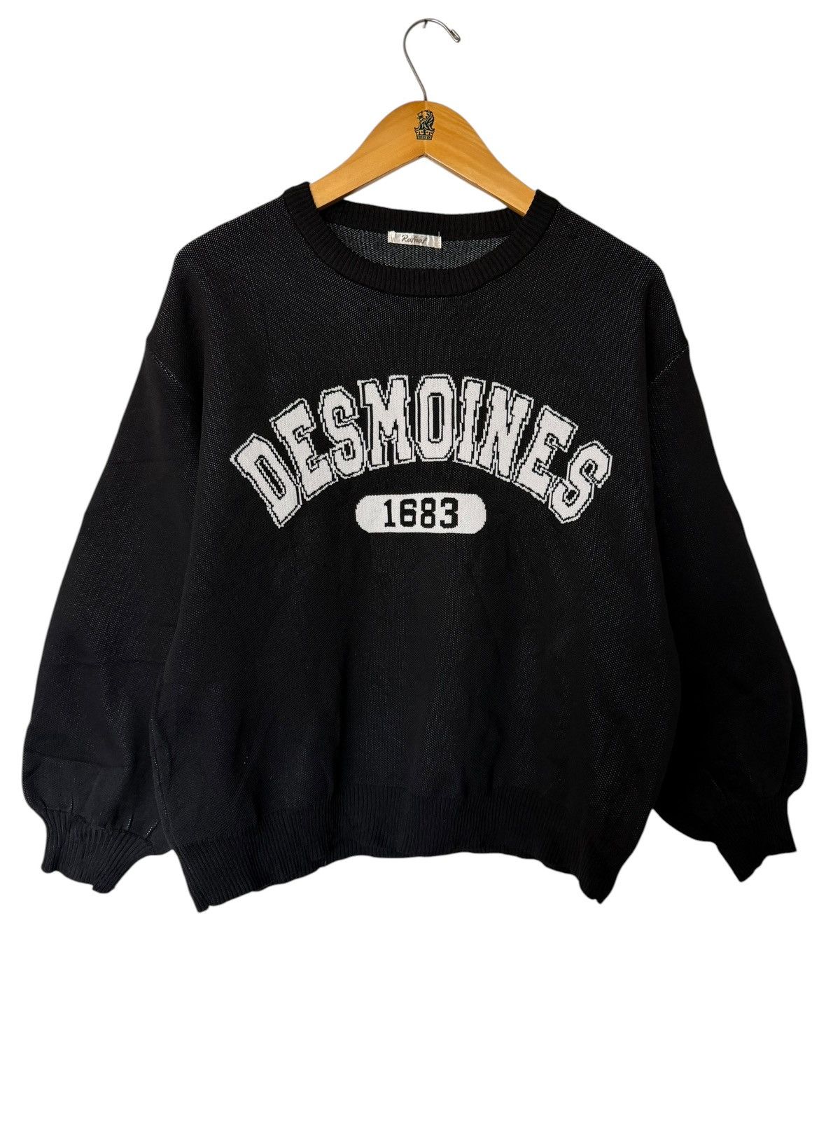 Japanese Brand Vintage Rafraf Crewneck Big Logo Sweatshirt Size US L / EU 52-54 / 3 - 1 Thumbnail