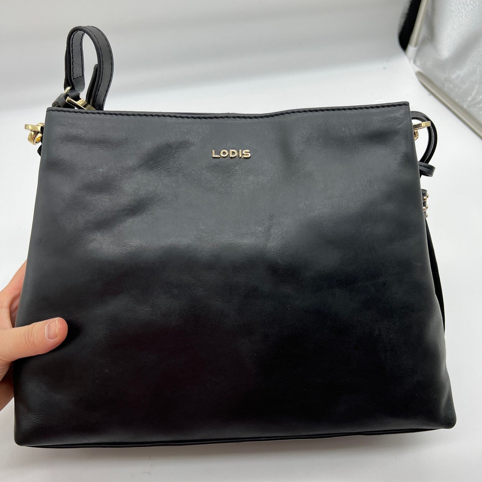 Other LODIS Womens Purse Glazed Leather Darcy Shoulder Size ONE SIZE - 7 Thumbnail