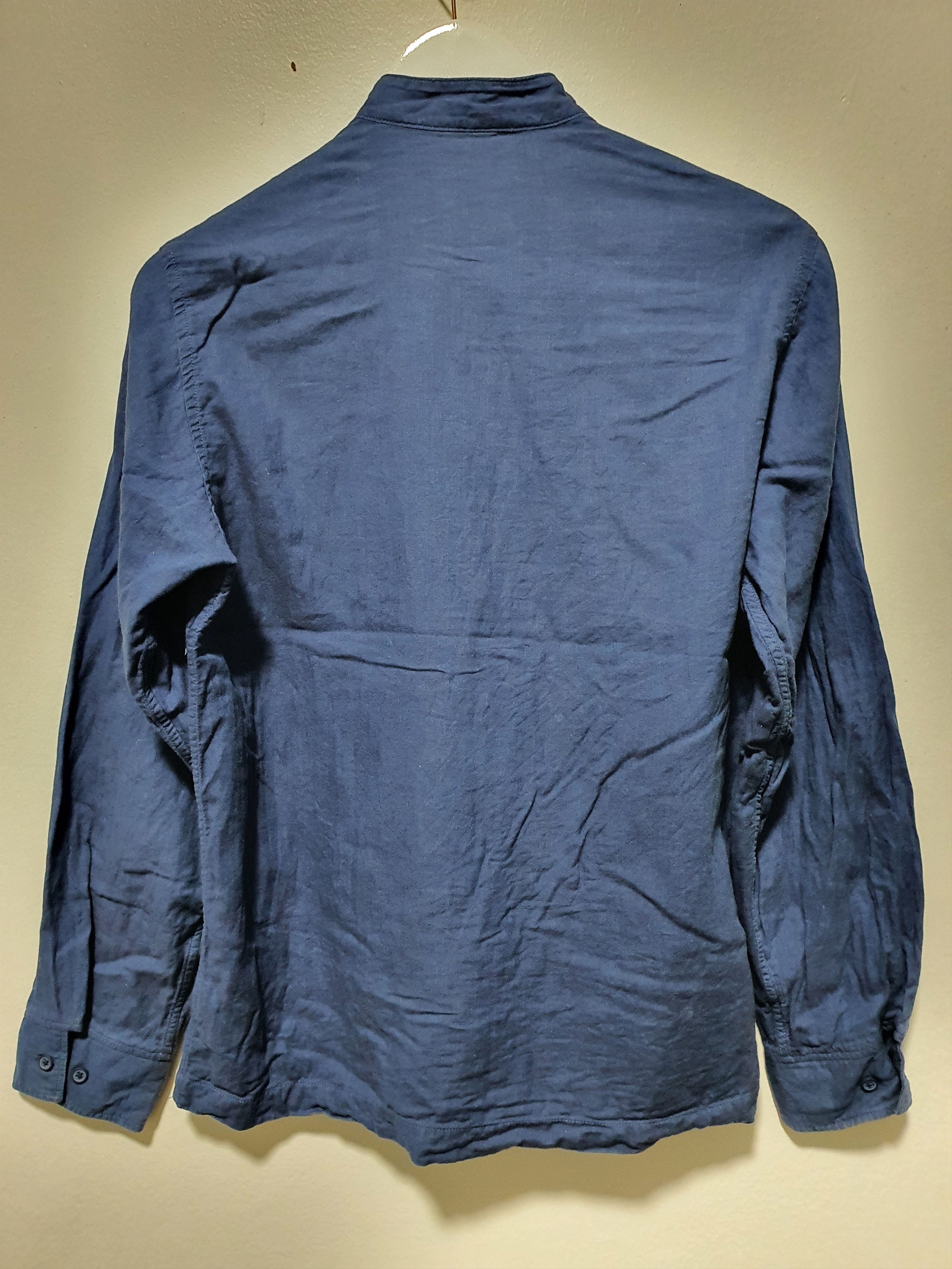 Designer × Japanese Brand × Muji MUJI 20/27 COMFORT MATERIAL BLUE SHIRT Size US S / EU 44-46 / 1 - 3 Thumbnail