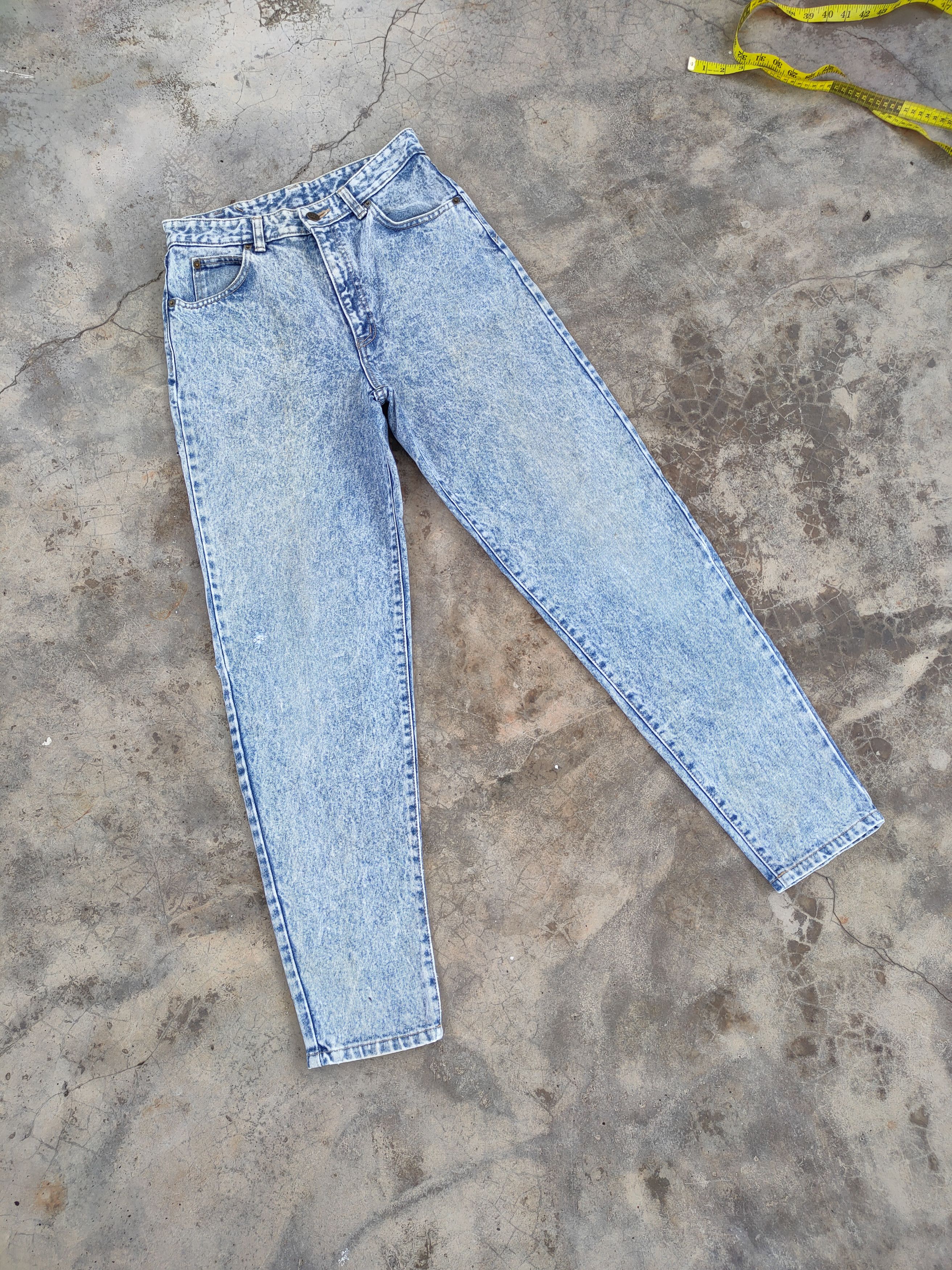 Japanese Brand × Jean × Vintage VINTAGE THREE PAI FADED ACID WASH JEANS PANTS Size US 29 - 2 Thumbnail