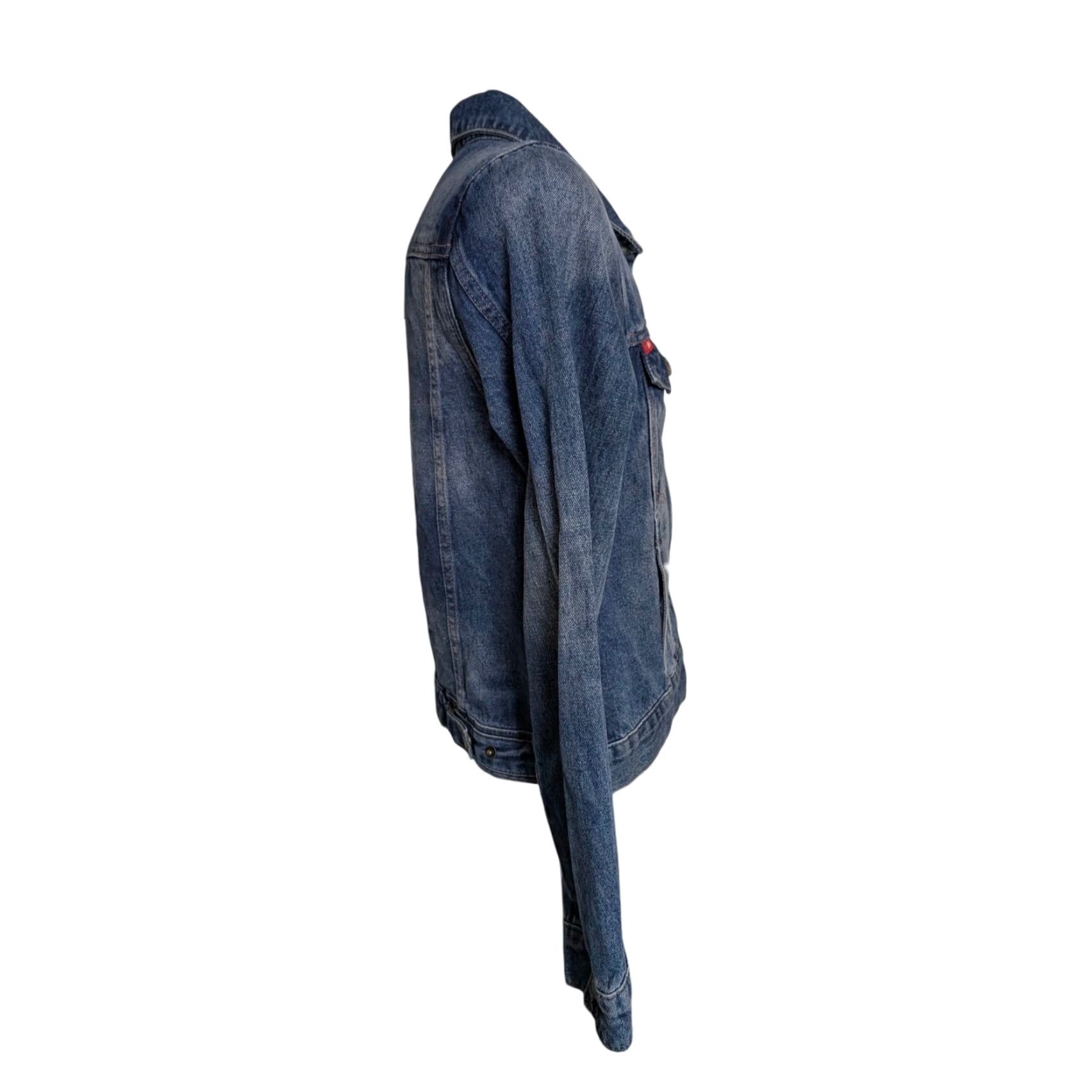 Vintage Lee Cooper Denim Jacket – Size 10 – Classic Blue – Denim Trucker Jacket – Women – Grade A – 100% Cotton Size L / US 10 / IT 46 - 2 Thumbnail