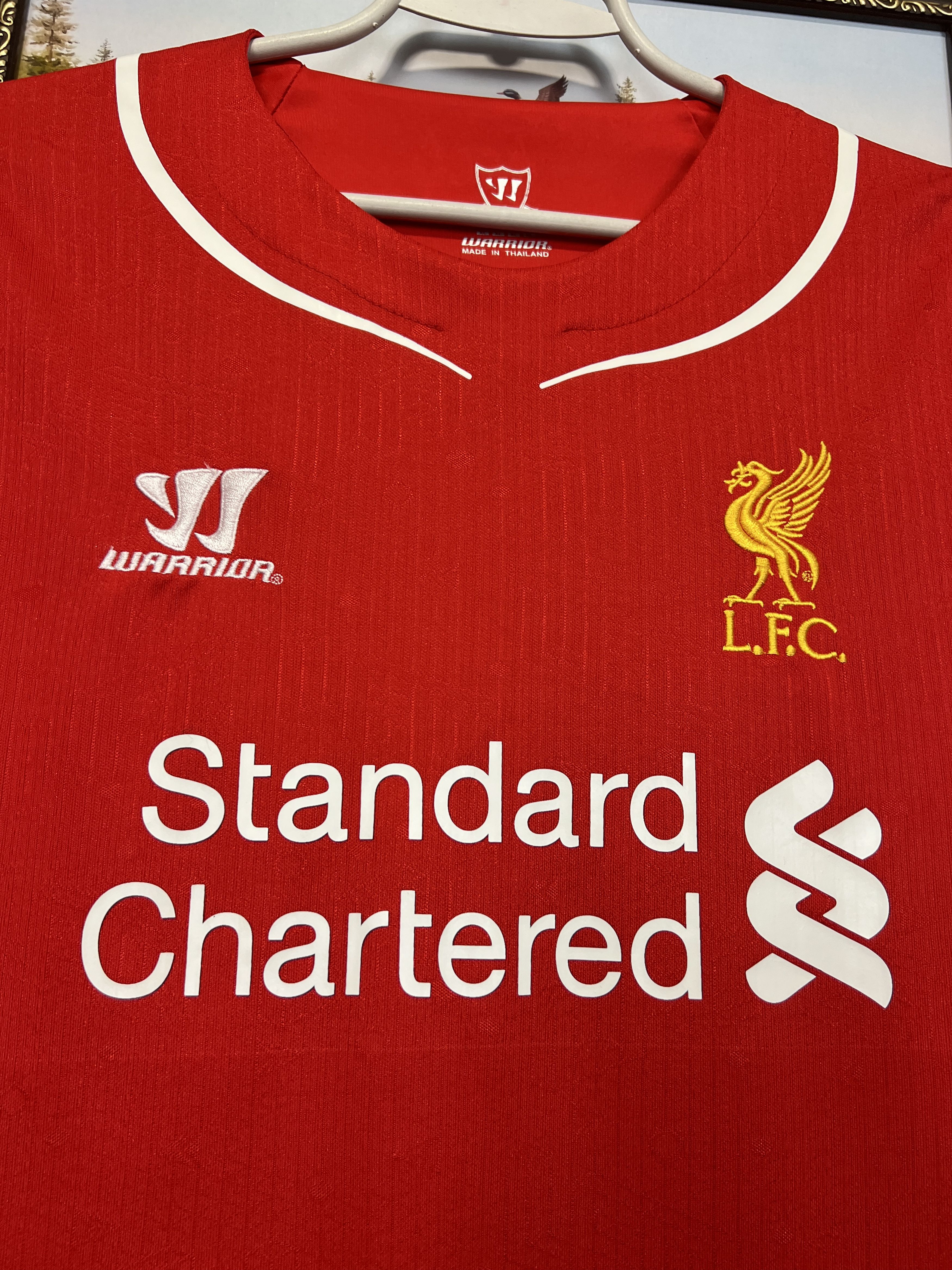 Warrior Liverpool Home football shirt Soccer #7 Suarez Jersey Trikot Size US XL / EU 56 / 4 - 4 Thumbnail
