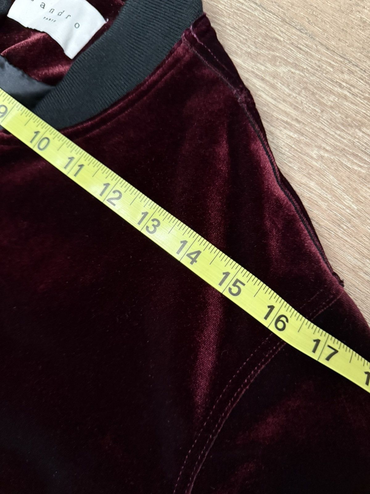 Sandro ***FINAL DROP***RARE SANDRO CURVED ARM VELVET BOMBER SZ 2/M Size US M / EU 48-50 / 2 - 9 Thumbnail