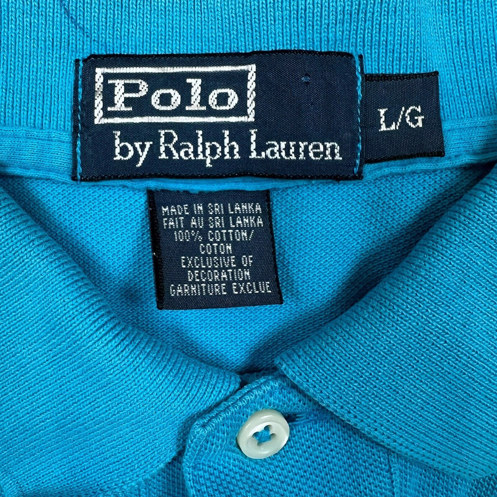 Polo Ralph Lauren × Ralph Lauren × Vintage VTG 90s Polo Ralph Lauren Large Pony Cotton Preppy Casual Size US L / EU 52-54 / 3 - 5 Thumbnail