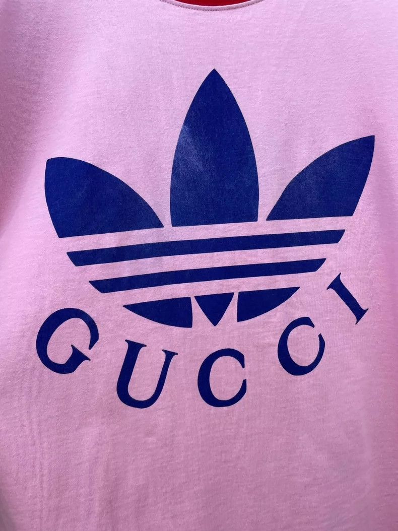Gucci Gucci Co-branded pink printed loose short-sleeved T-shirt 2 Size M / US 6-8 / IT 42-44 - 3 Thumbnail