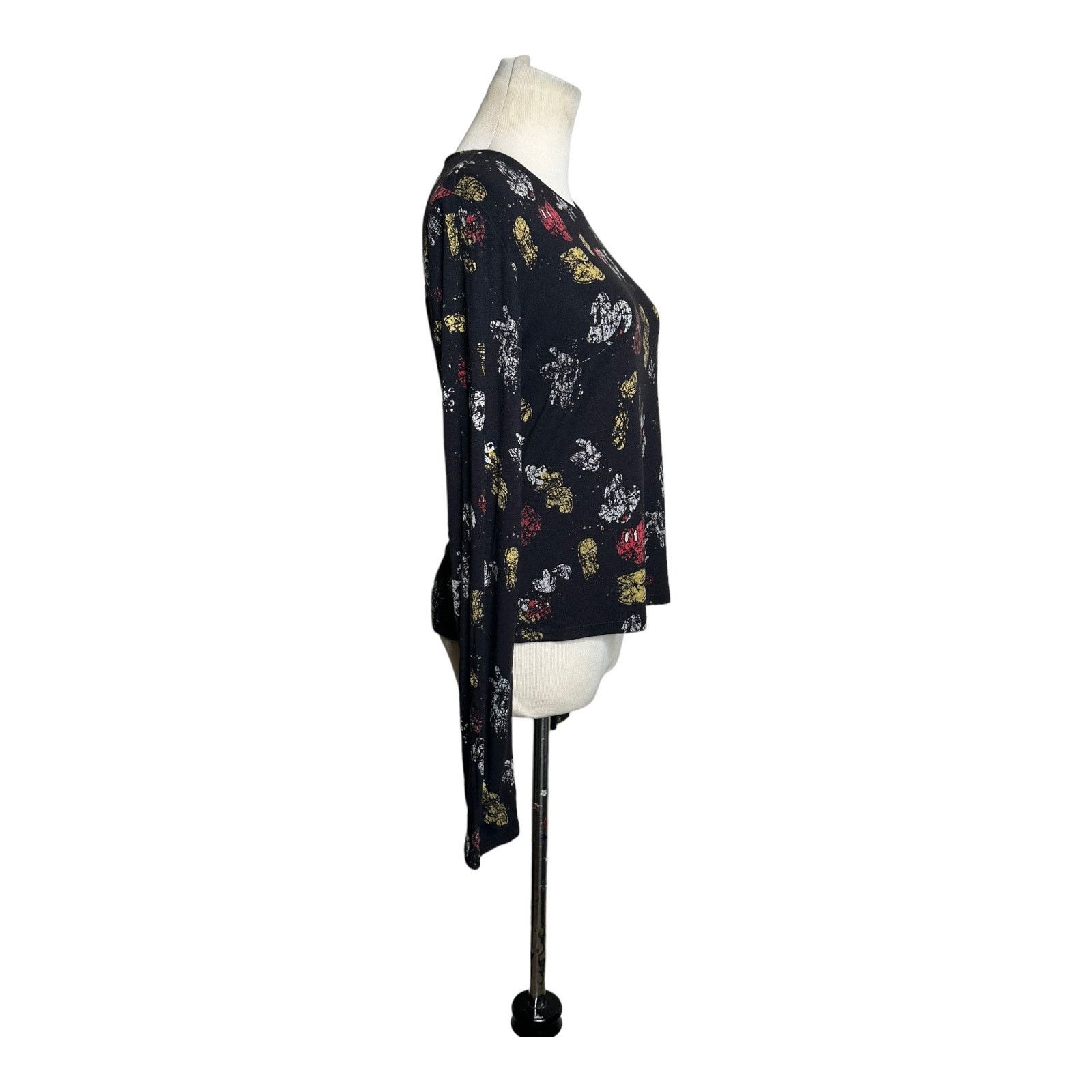Desigual Desigual Slim Black Little Mickey Mouse print T-shirt sz XL Size XL / US 12-14 / IT 48-50 - 8 Thumbnail