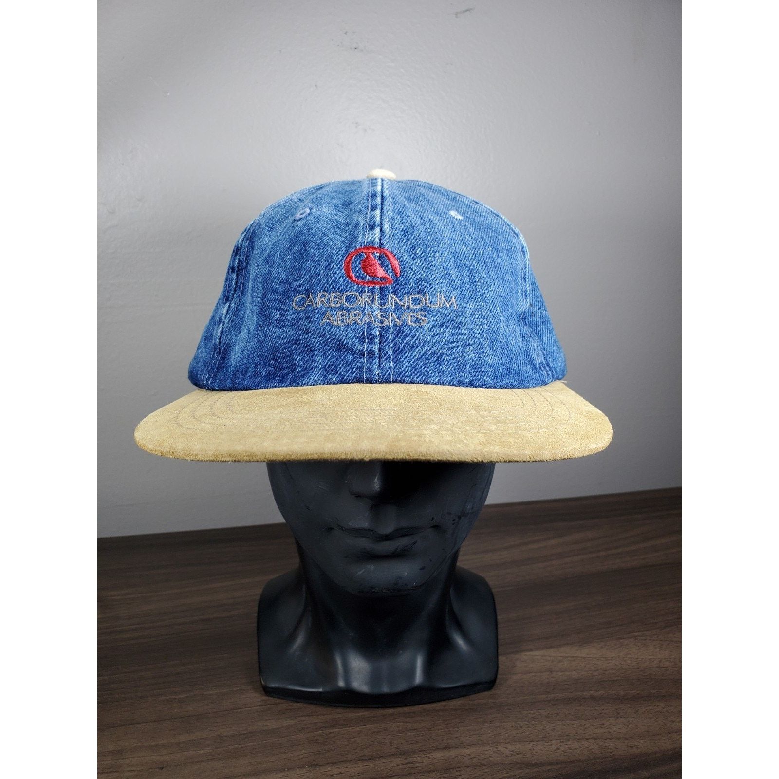 Vintage × Yupong Carborundum Abrasives Denim Hat Adjustable Cap Yupoong Size ONE SIZE - 2 Thumbnail