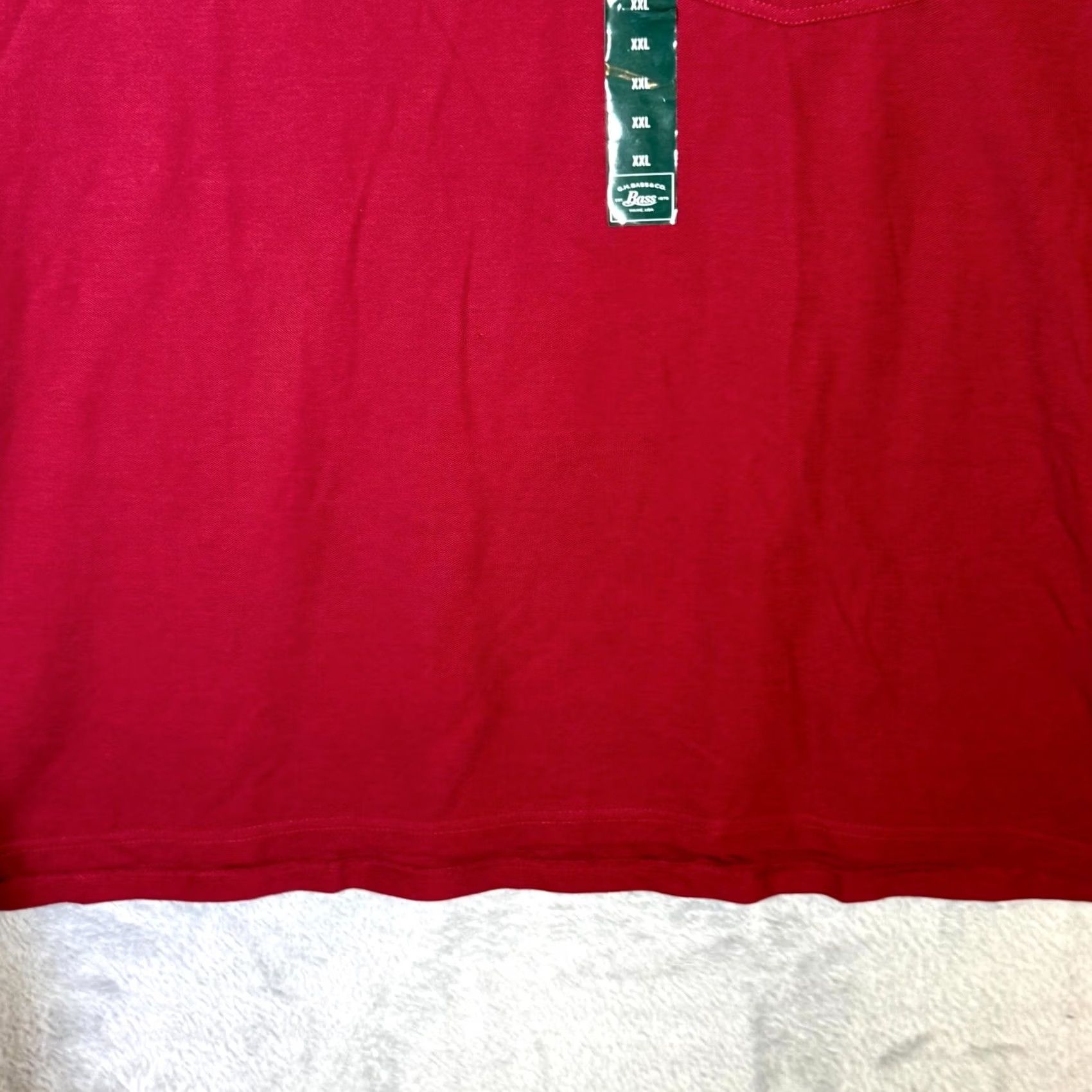 Vintage VINTAGE G.H. Bass & Co. Men’s Polo Shirt 2XL Red Cotton Short Sleeve Golf Polo Shirt Size US XXL / EU 58 / 5 - 6 Thumbnail