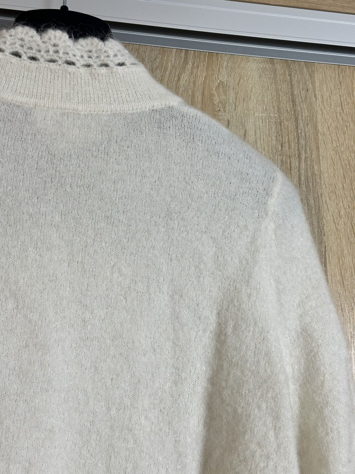 Sezane 🔥 La Maille Sezane Mohair Wool Cardigan Sweater Jacket Size S / US 4 / IT 40 - 4 Thumbnail