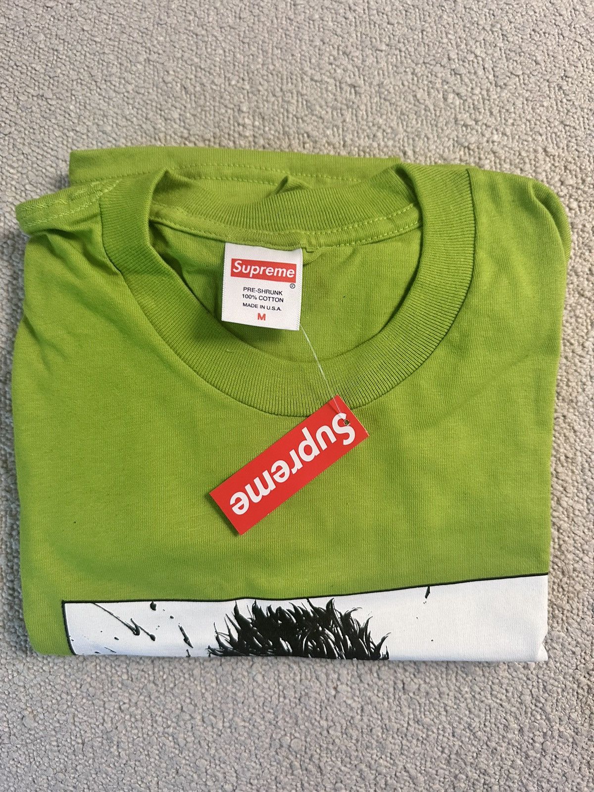 Supreme Supreme Akira Arm tee Lime X-Large [NEW] | Grailed