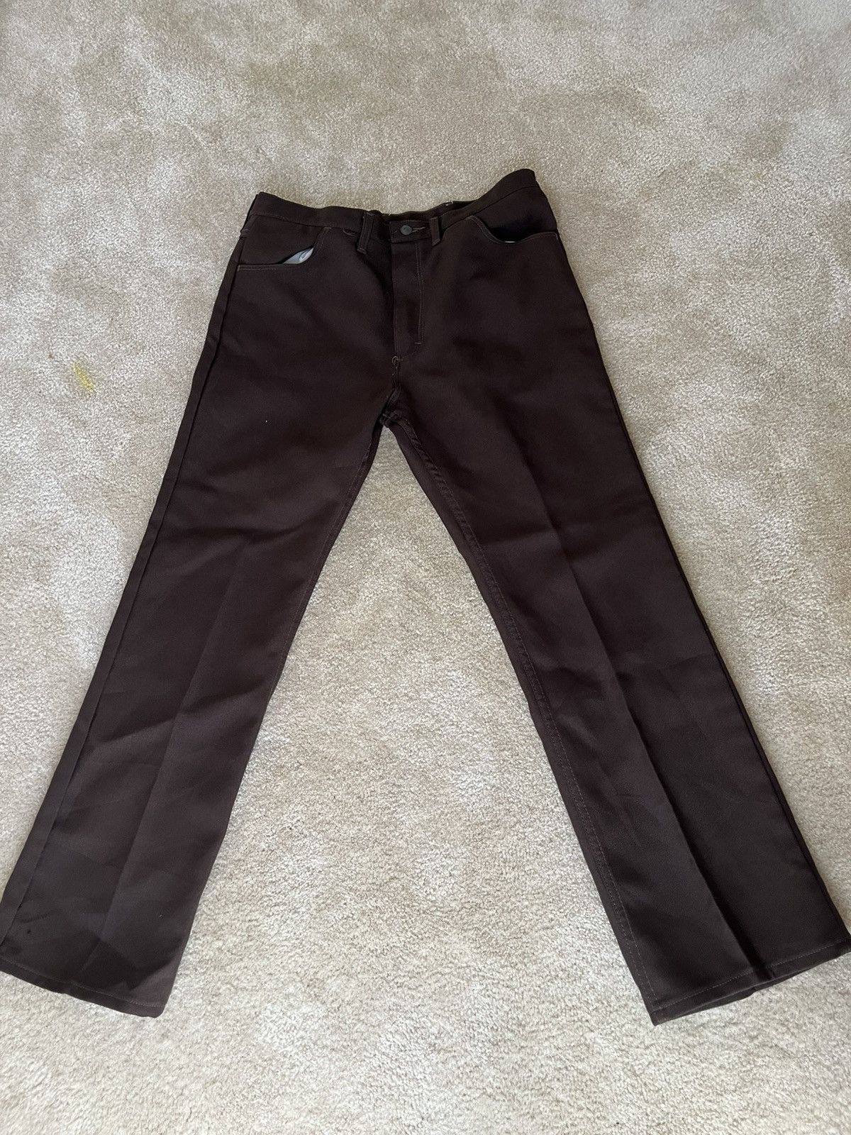 Vintage × Wrangler Vintage 80s Wrangler Polyester Pants Size US 38 / EU 54 - 1 Thumbnail