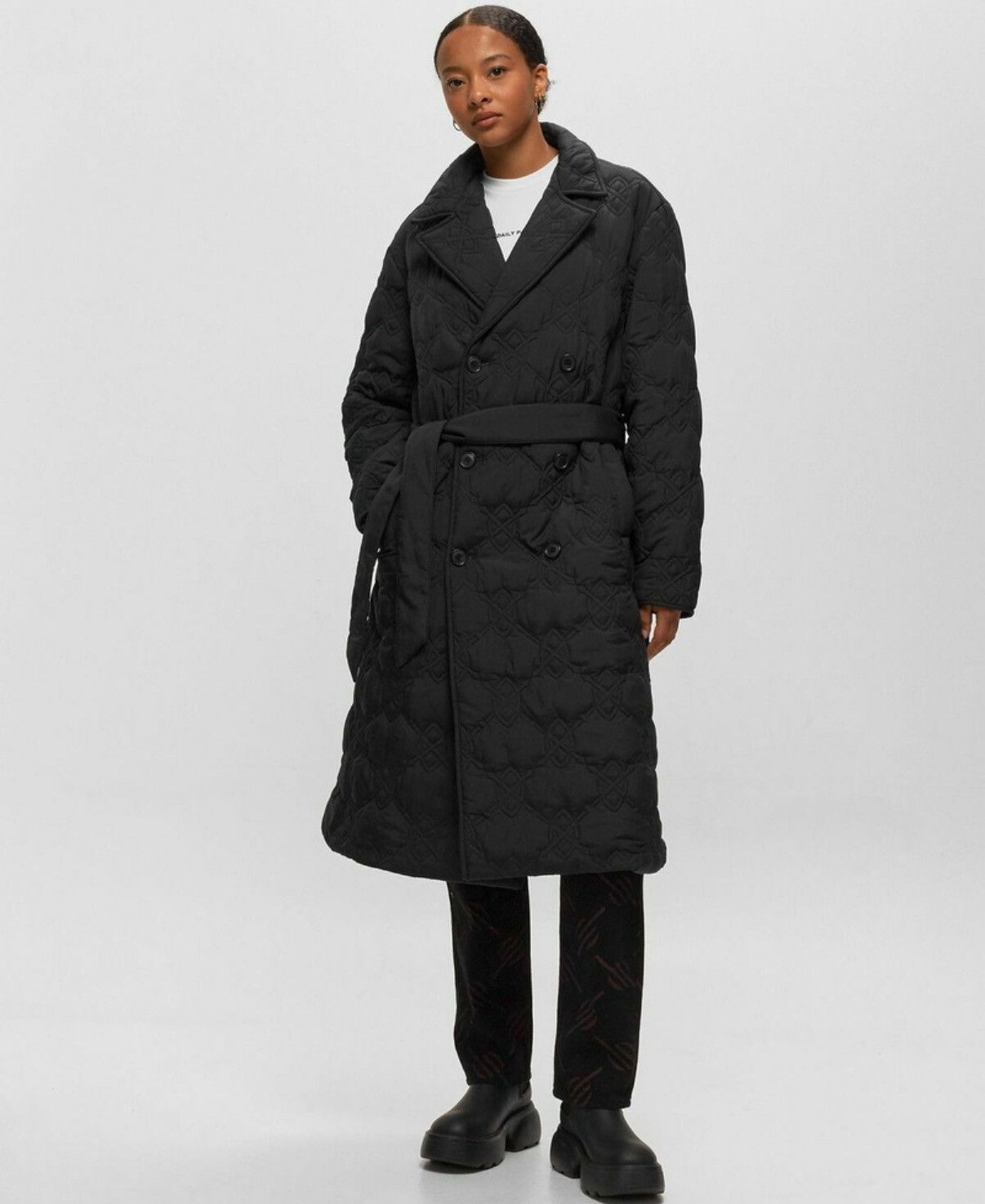 Daily Paper Daily Paper Pellam Long Jacket Black Coats Size US M / EU 48-50 / 2 - 8 Thumbnail
