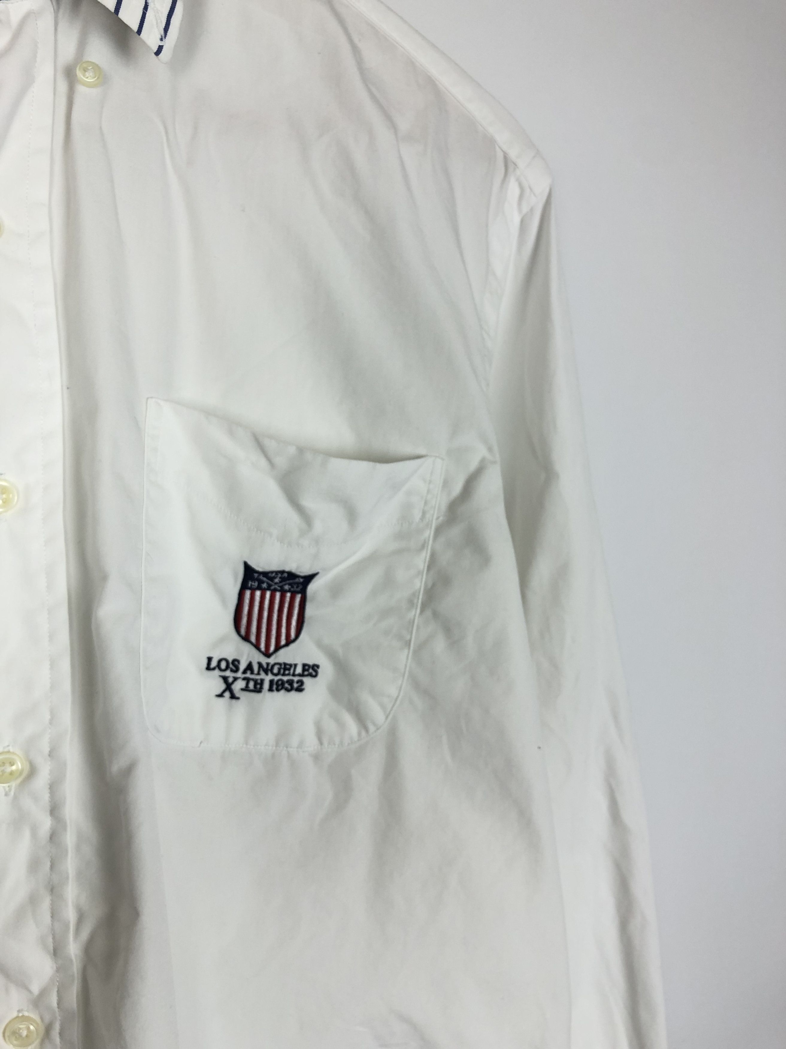 Polo Ralph Lauren Ralph Lauren Shirt Classic Fit Los Angeles Button White M Size US M / EU 48-50 / 2 - 4 Thumbnail