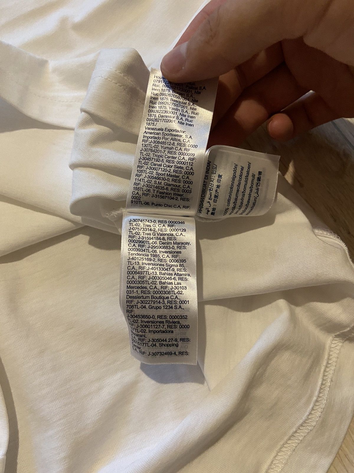 Tommy Hilfiger Tommy Hilfiger basic white logo print tee Size US M / EU 48-50 / 2 - 11 Thumbnail